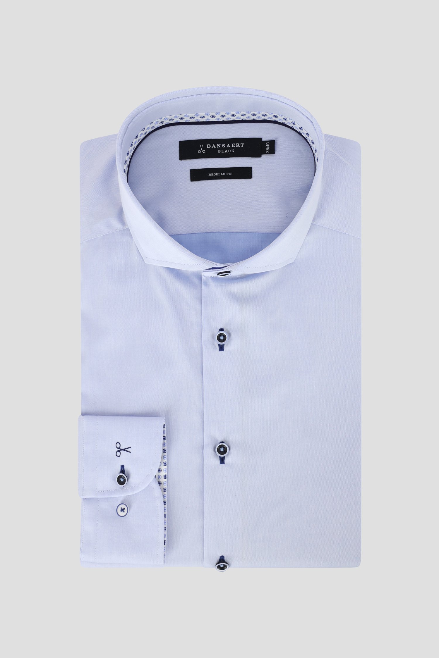 Chemise bleu clair - regular fit de Dansaert Black pour Hommes