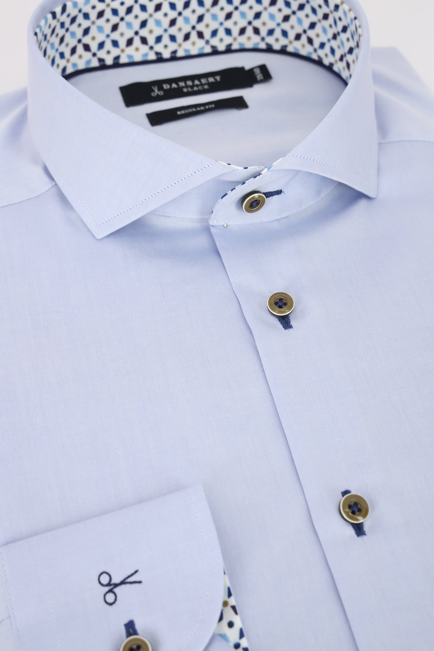 Chemise bleu clair - regular fit de Dansaert Black pour Hommes