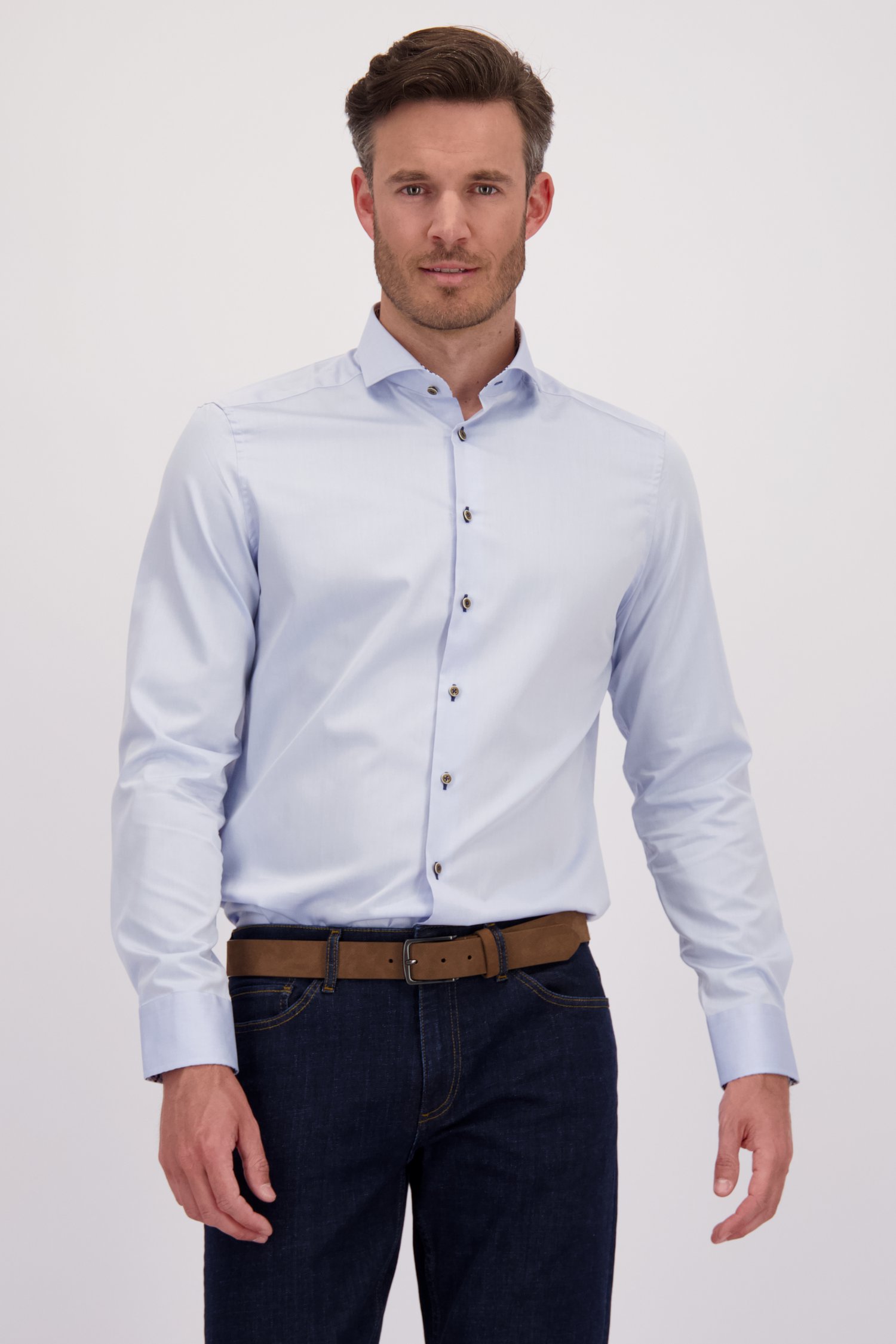 Chemise bleu clair - regular fit de Dansaert Black pour Hommes