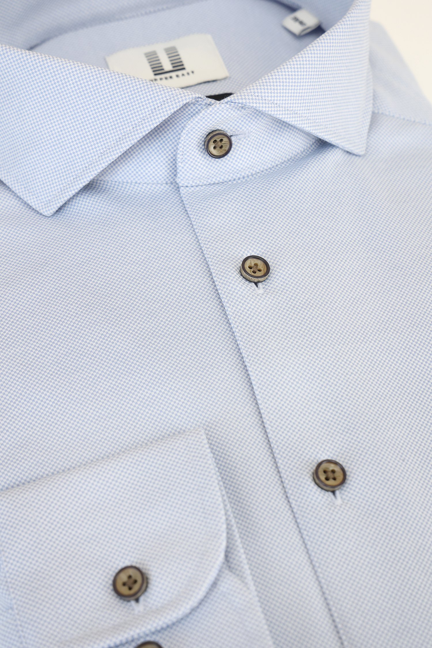 Photo produit 2 de Chemise bleu clair - Regular fit de Upper East pour Hommes