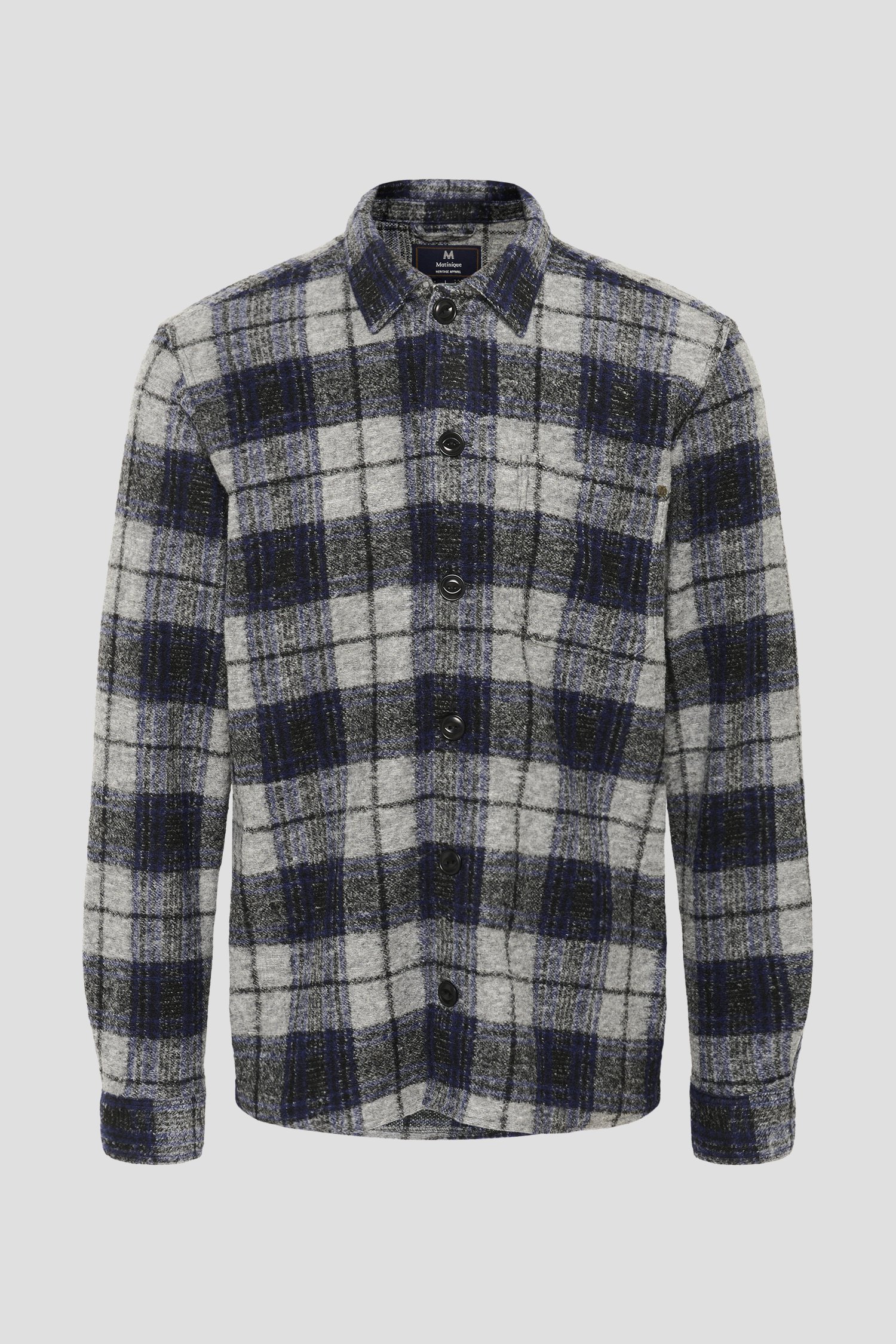 Photo produit 1 de Chemise bleue à carreaux – Regular fit de Matinique pour Hommes