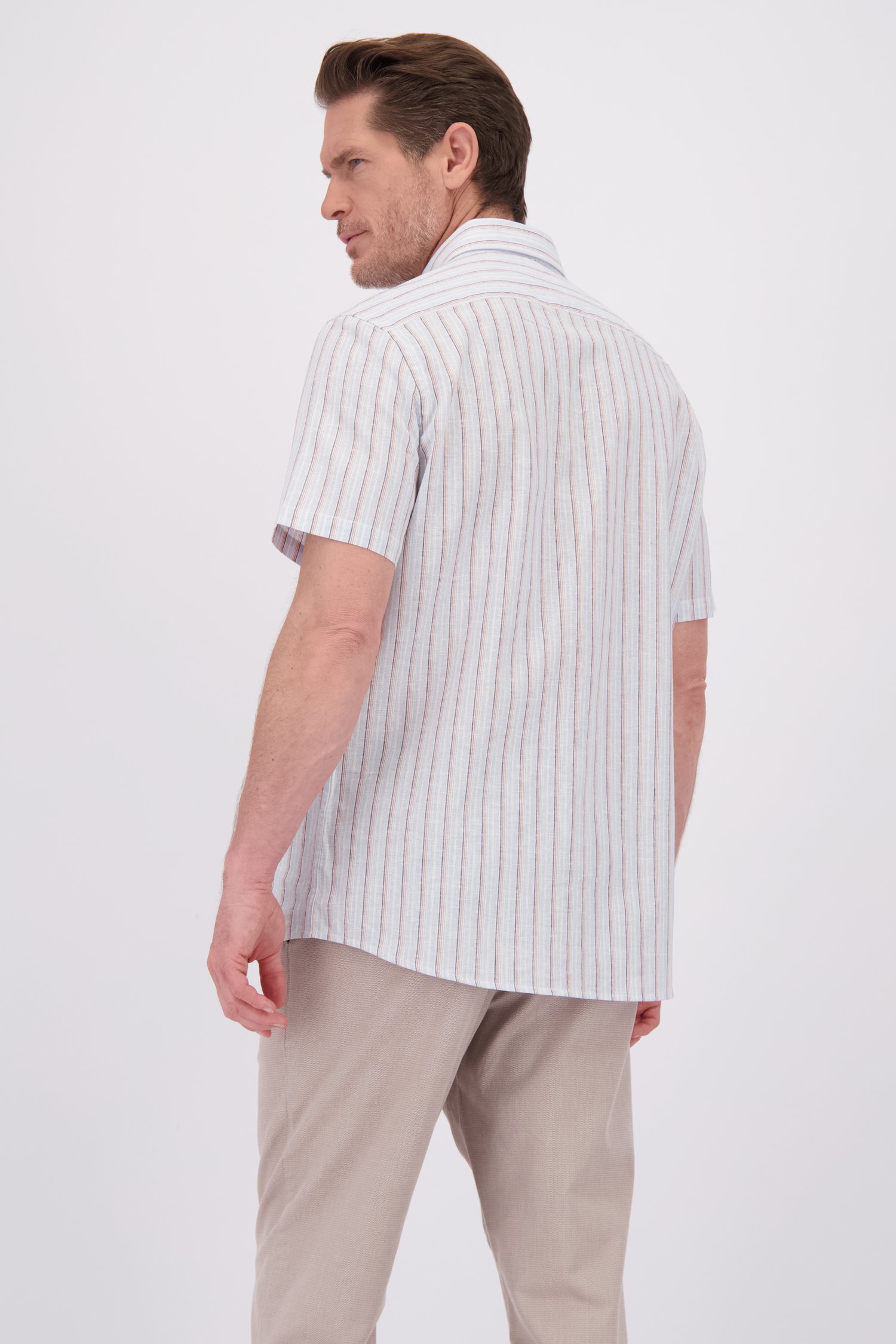 Le dos de Chemise bleue à rayures - Regular fit de Dansaert Blue pour Hommes