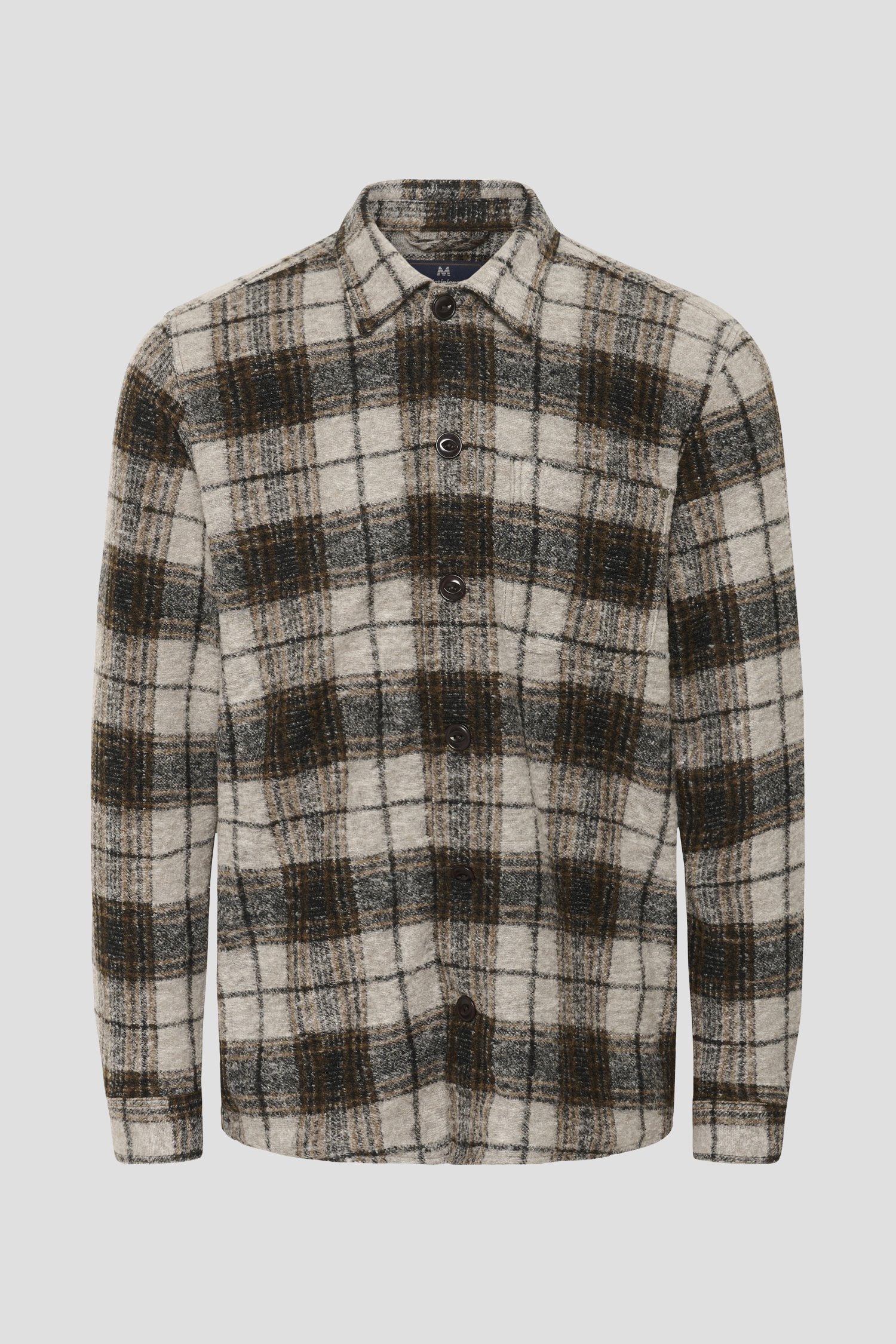 Photo produit 1 de Chemise brune à carreaux – Regular fit de Matinique pour Hommes