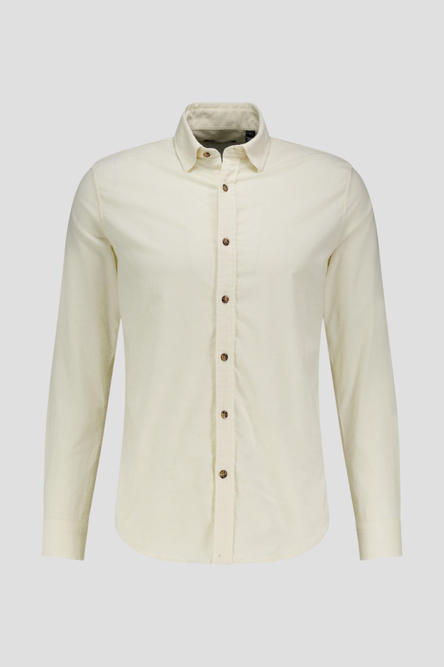 Photo produit 1 de Chemise écru en velours finement côtelé de Matinique pour Hommes