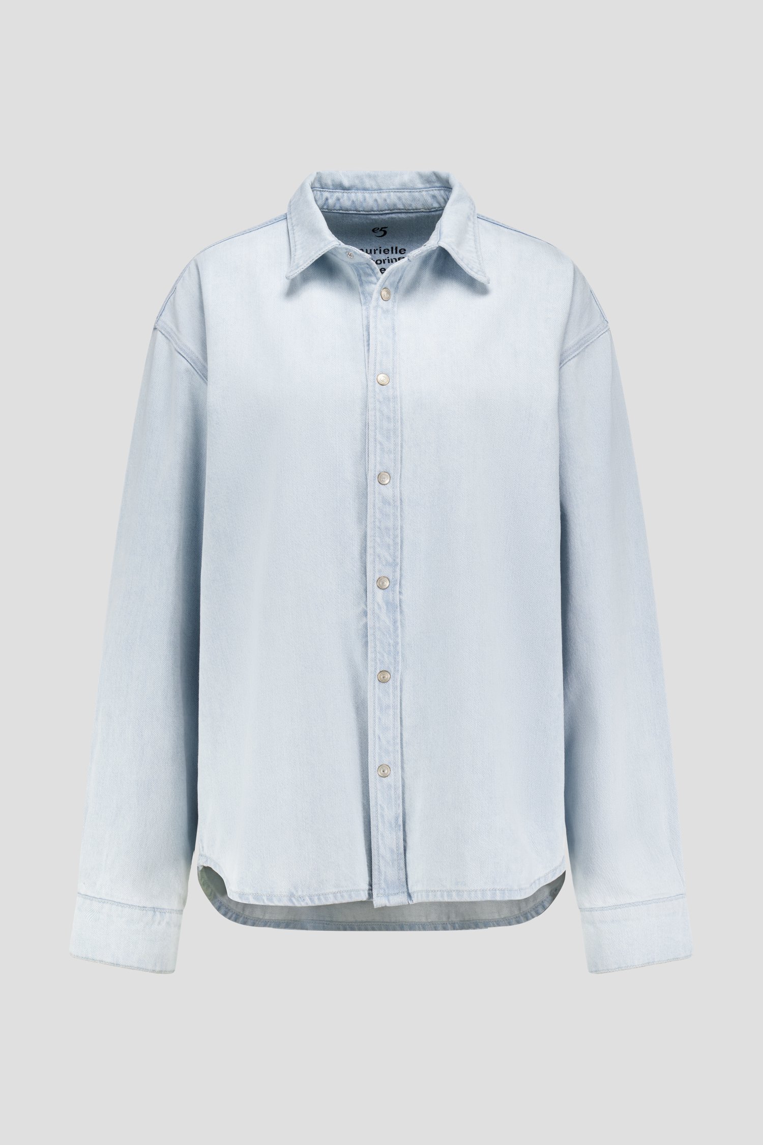 Chemise en denim bleu clair - Dieterich de Murielle Victorine Scherre pour Hommes