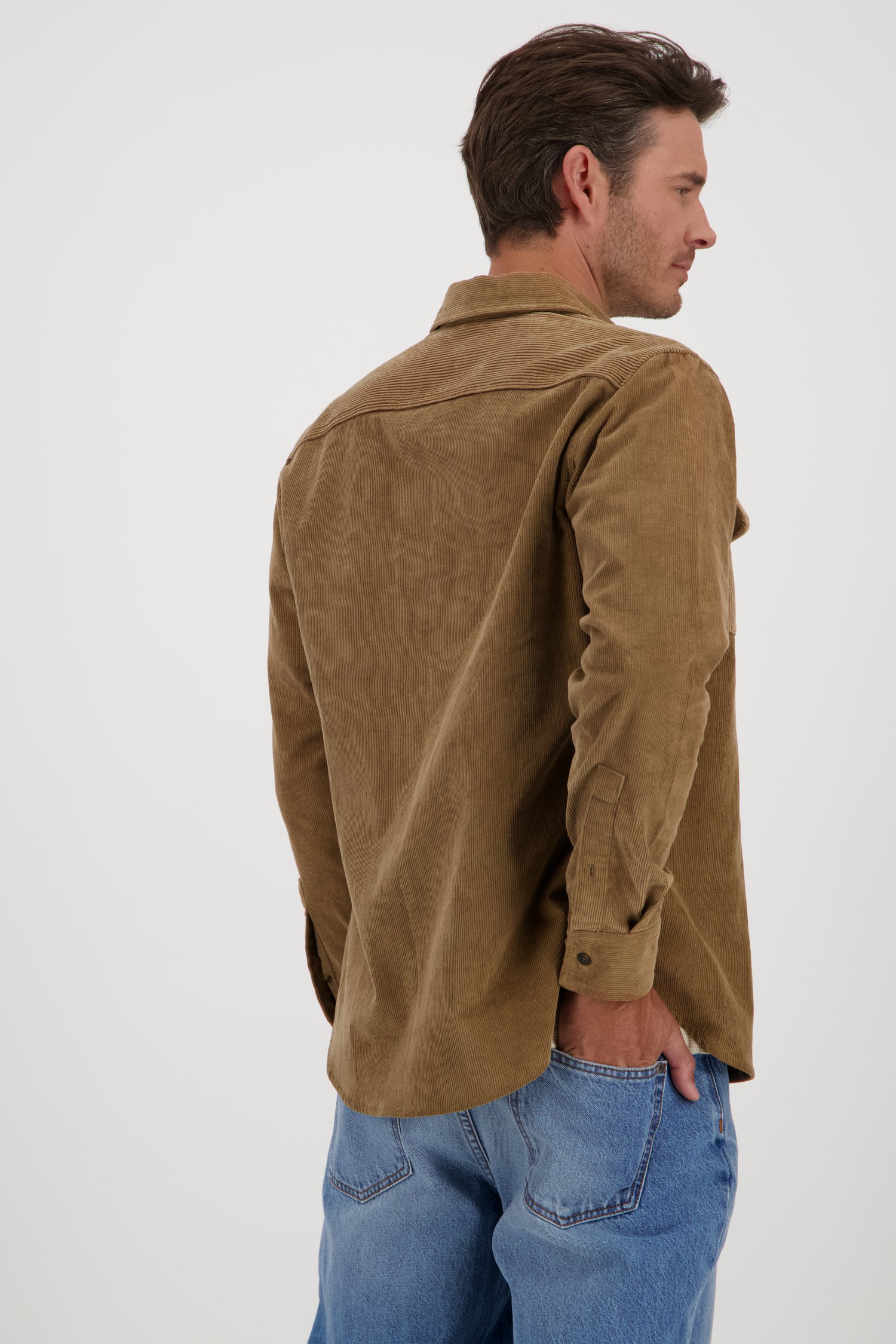 Chemise en velours côtelé - Collection Metejoor	 de Ravøtt pour Hommes
