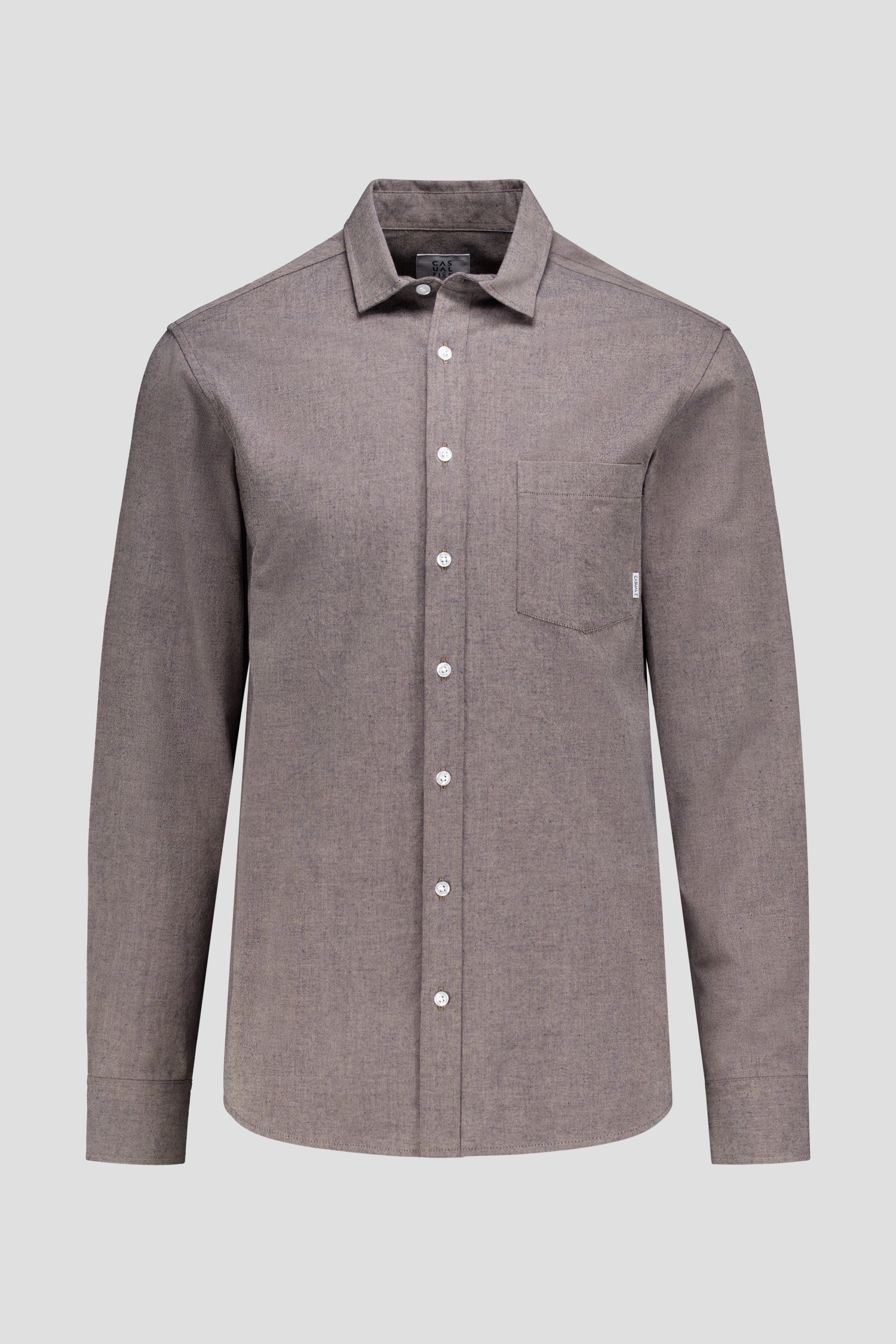 Photo produit 1 de Chemise marron - Regular fit de Casual Five pour Hommes