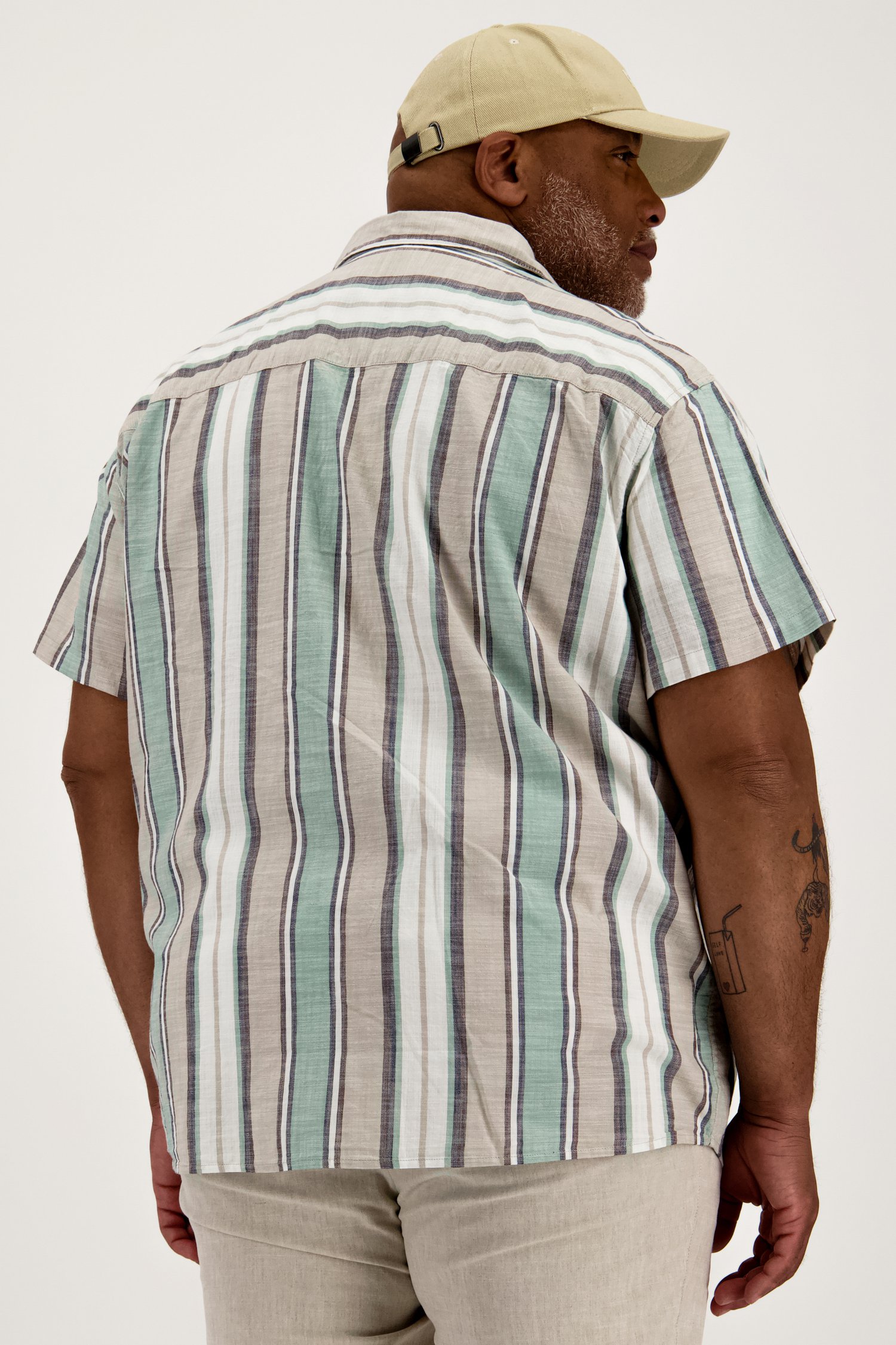 Chemise verte en look lin - regular fit de Jefferson pour Hommes