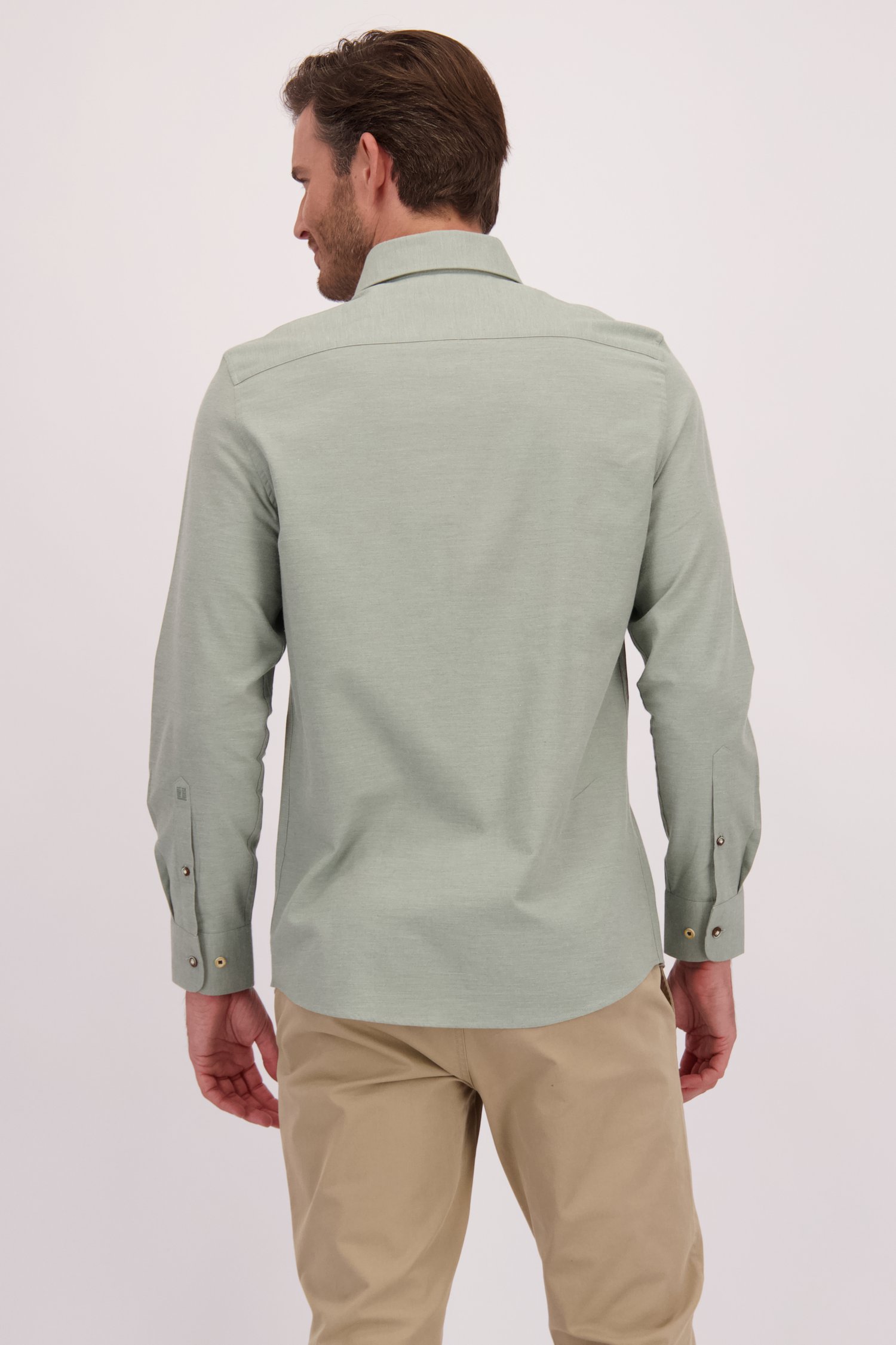 Le dos de Chemise verte - Regular fit  de Upper East pour Hommes