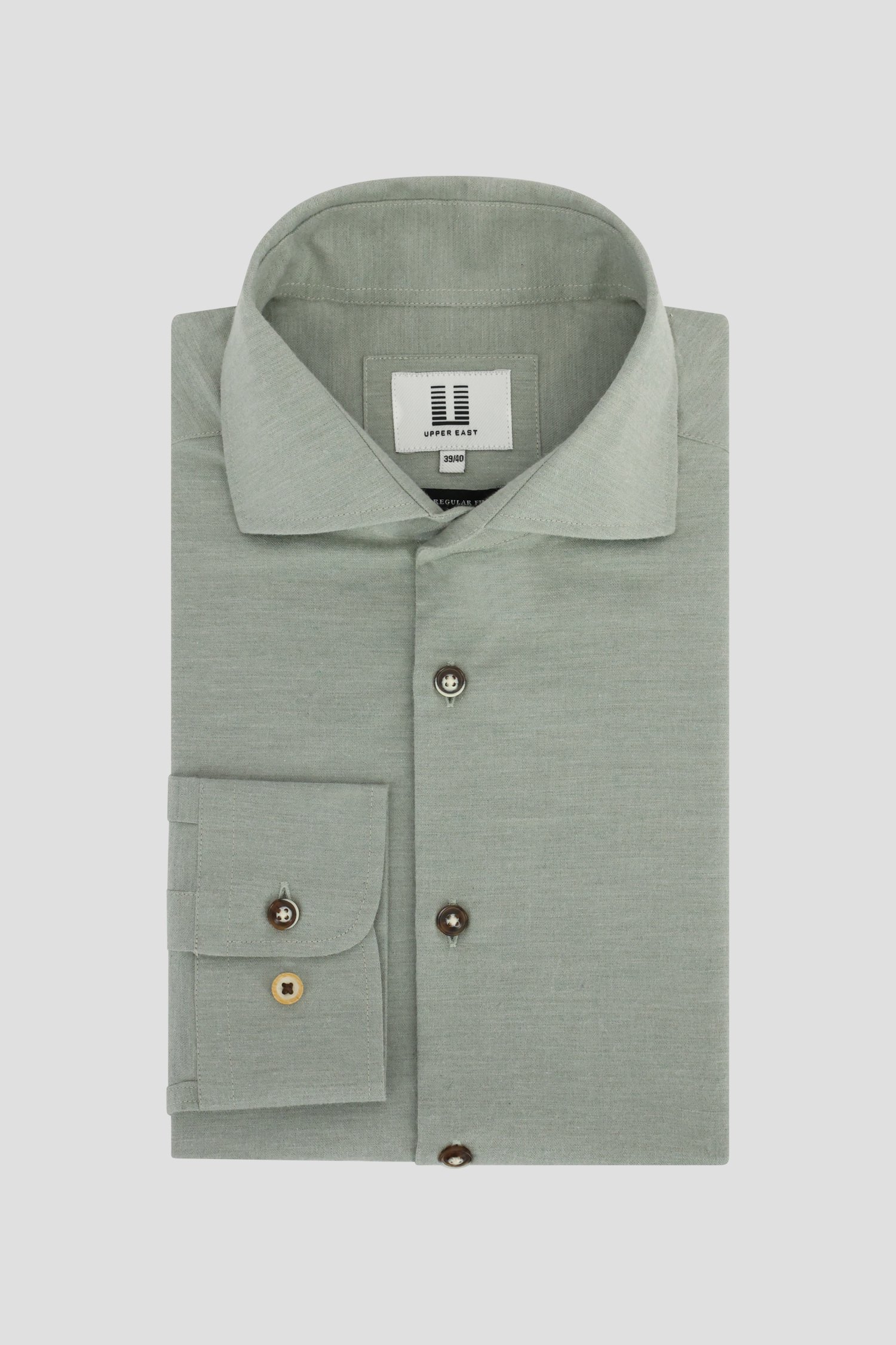 Photo produit 1 de Chemise verte - Regular fit  de Upper East pour Hommes