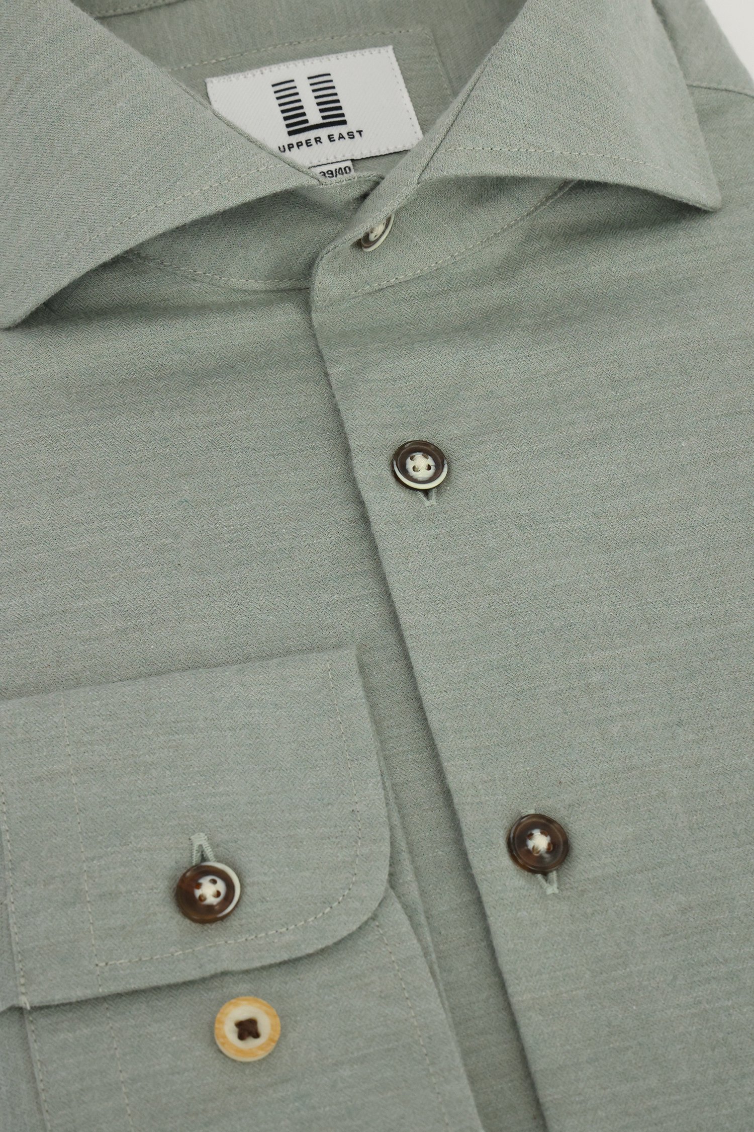 Photo produit 2 de Chemise verte - Regular fit  de Upper East pour Hommes