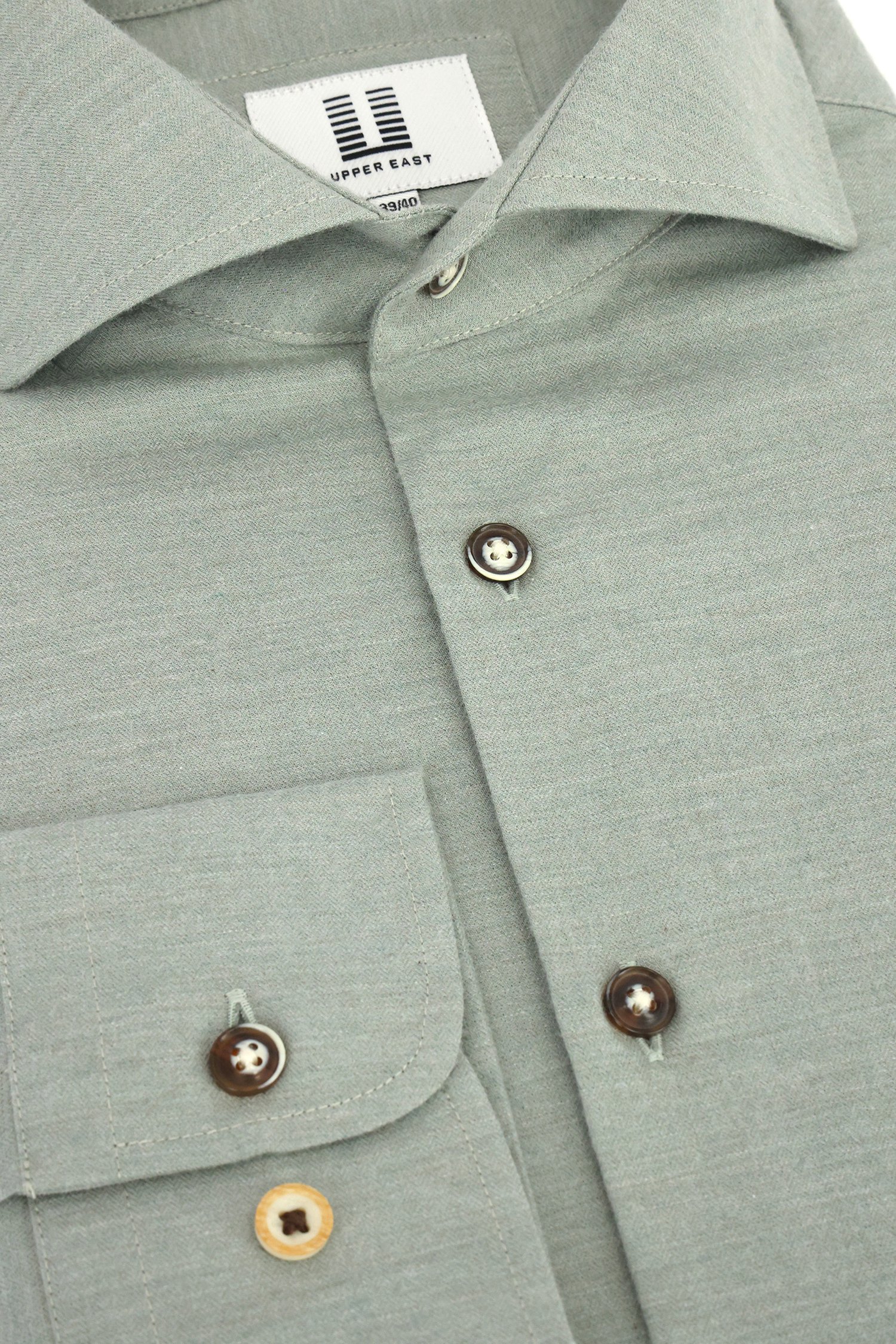 Photo produit 4 de Chemise verte - Regular fit  de Upper East pour Hommes