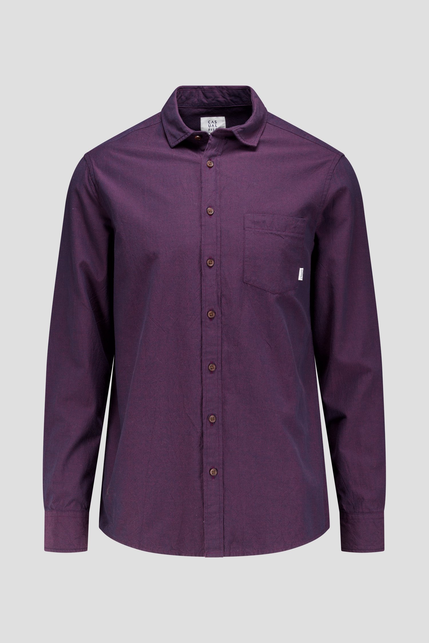 Photo produit 1 de Chemise violet foncé - Regular fit de Casual Five pour Hommes