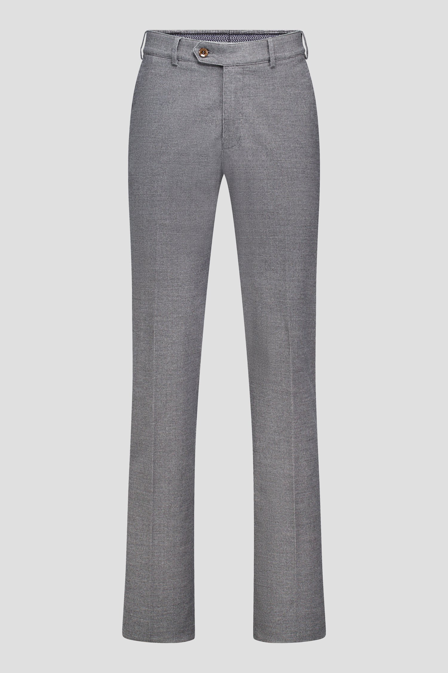 Photo produit 1 de Chino à carreaux gris - Vancouver - Regular fit de Brassville pour Hommes