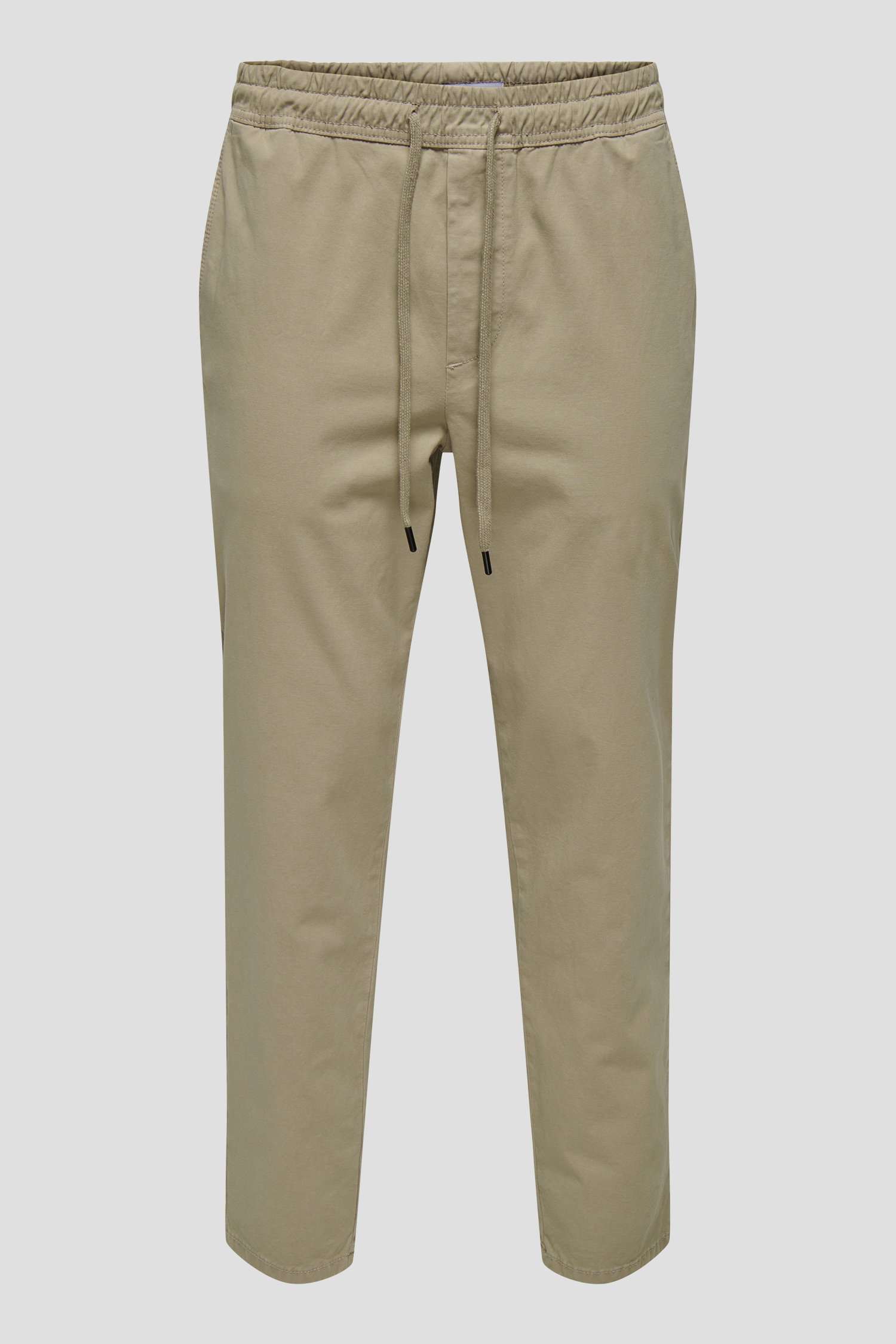 Chino beige avec taille élastique de ONLY & SONS pour Hommes