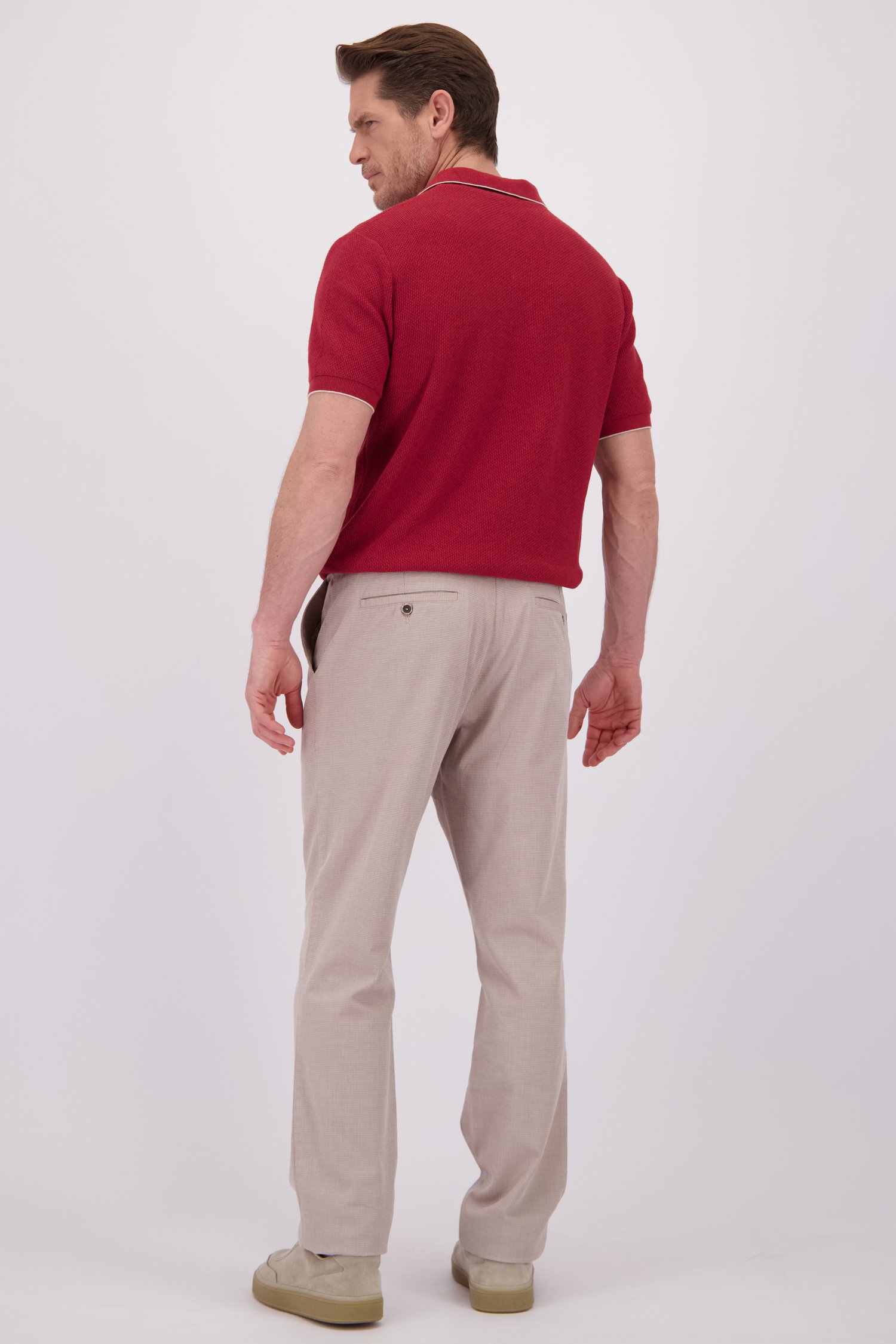 Le dos de Chino beige chiné de Dansaert Blue pour Hommes