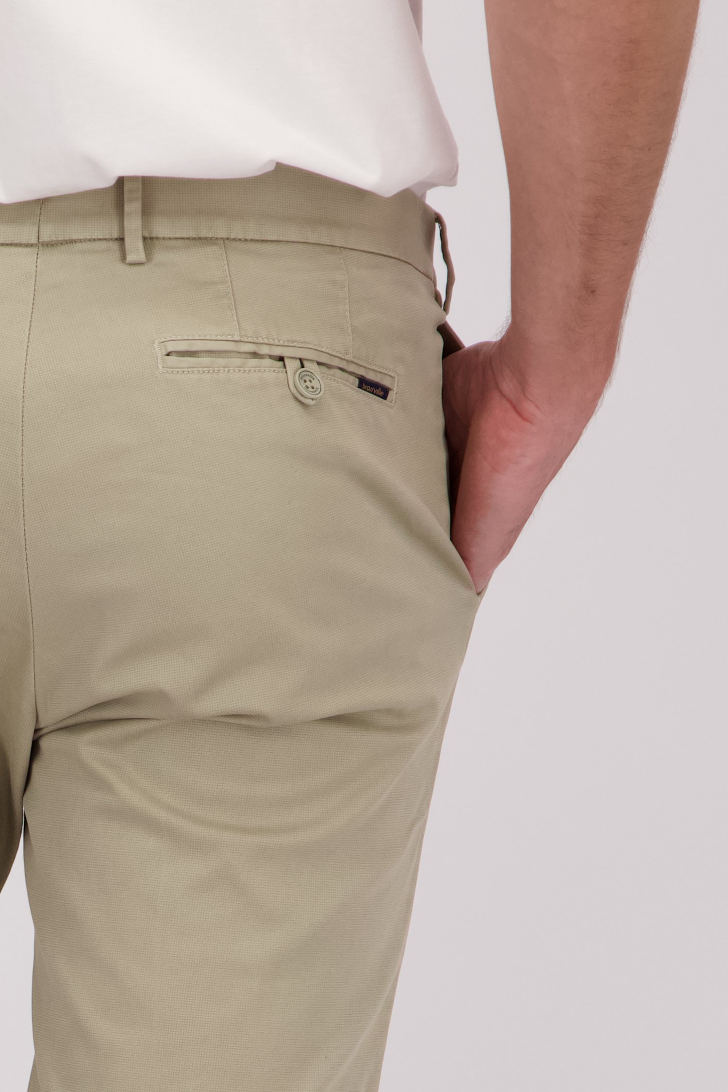Chino beige - Dallas - Slim fit de Brassville pour Hommes