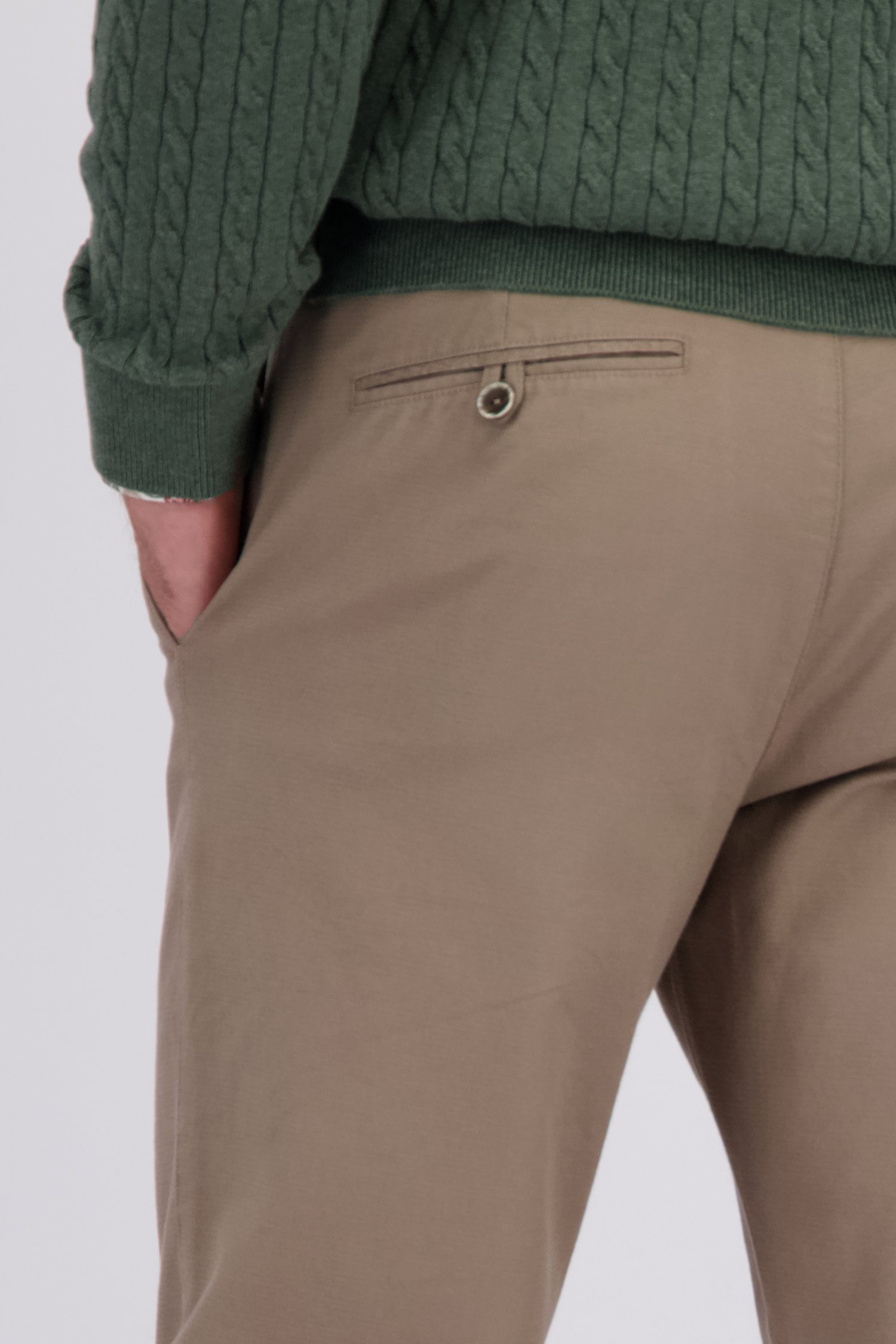 Détail de Chino beige  de Dansaert Blue pour Hommes