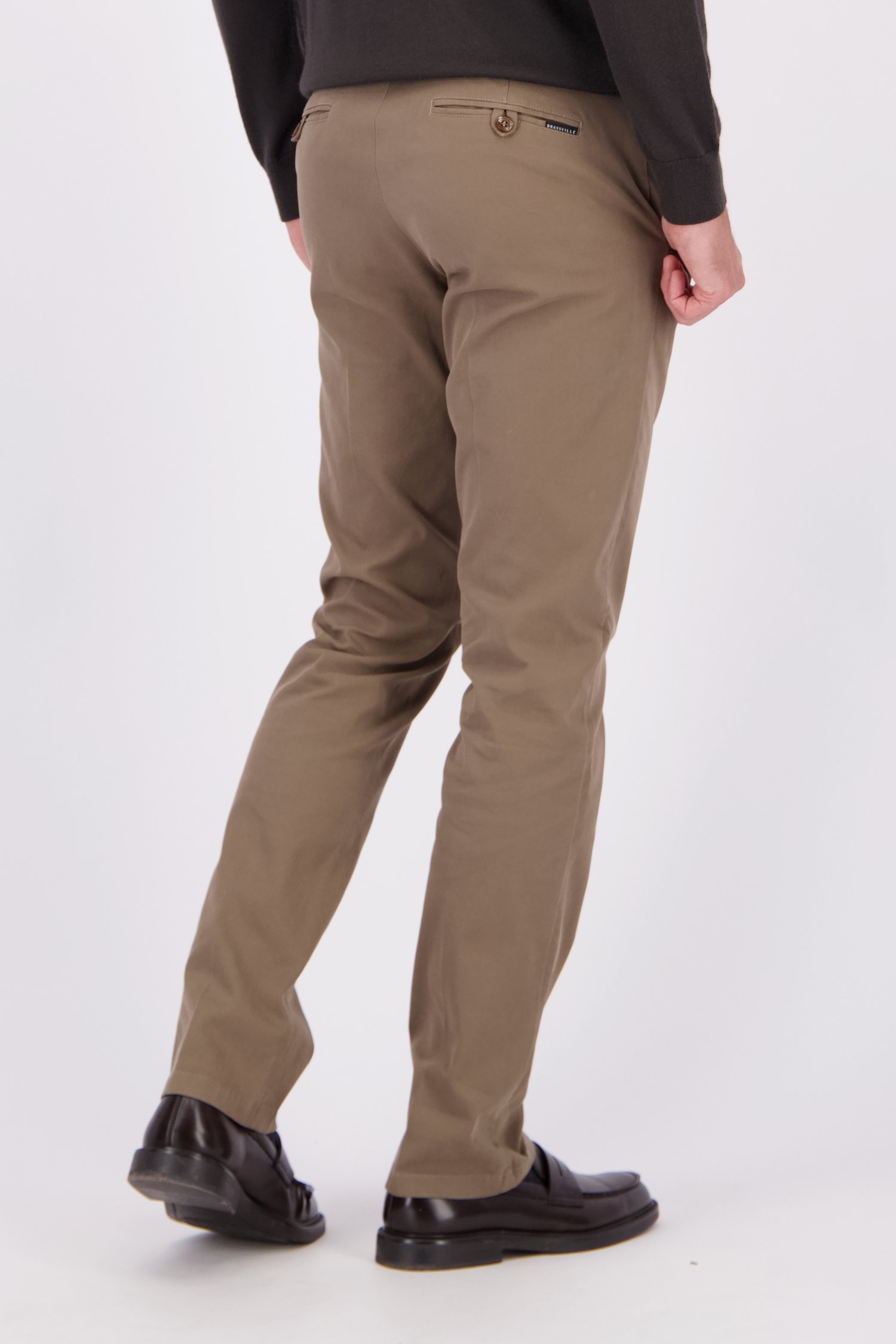Le dos de Chino beige - Louisiana - Regular fit de Brassville pour Hommes