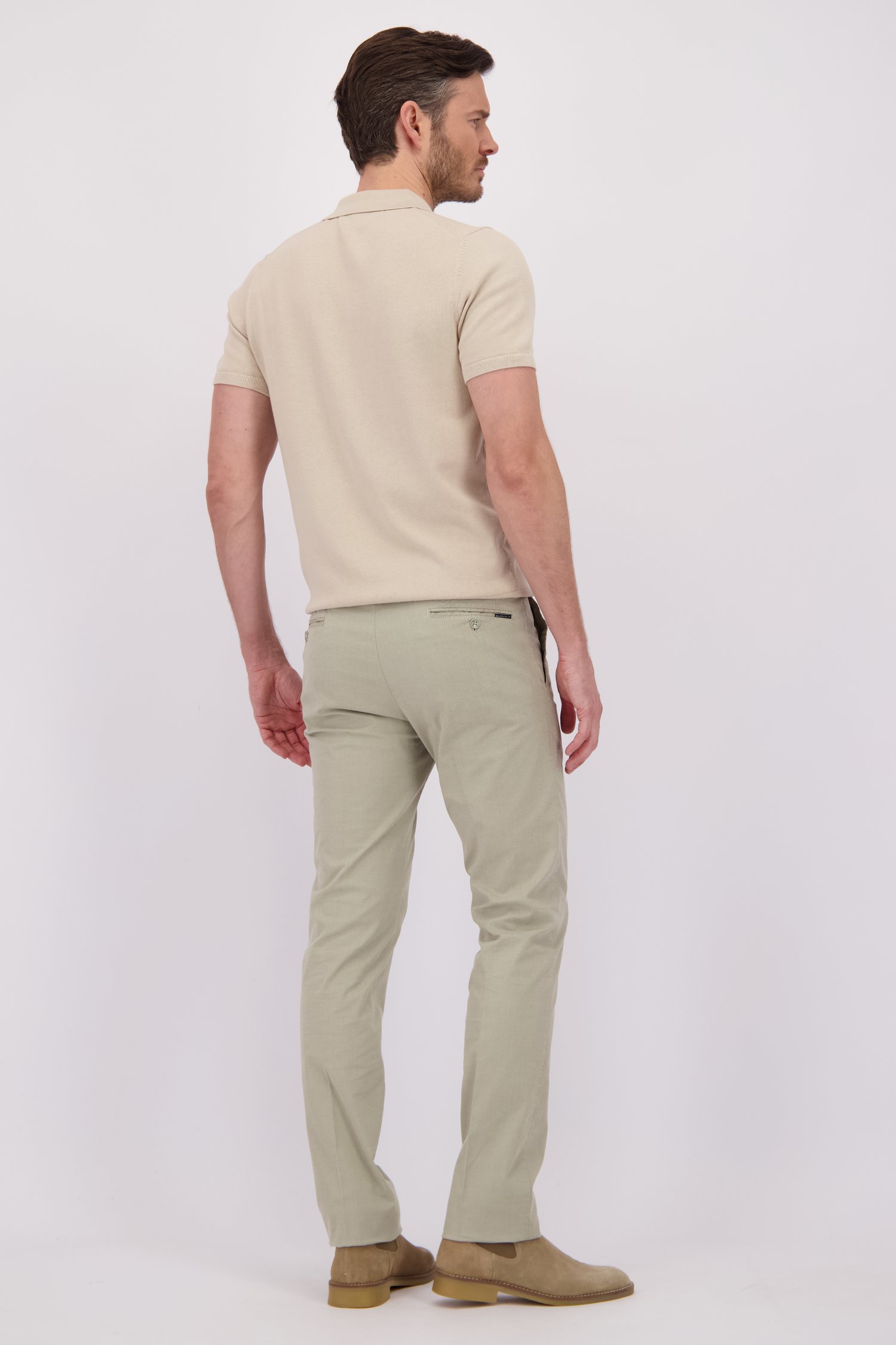 Le dos de Chino beige - Vancouver - Regular fit de Brassville pour Hommes