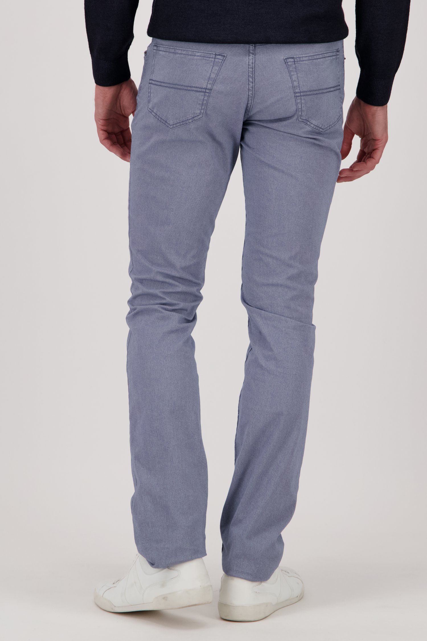 Chino bleu au look jeans - Jackson - regular fit de Brassville pour Hommes