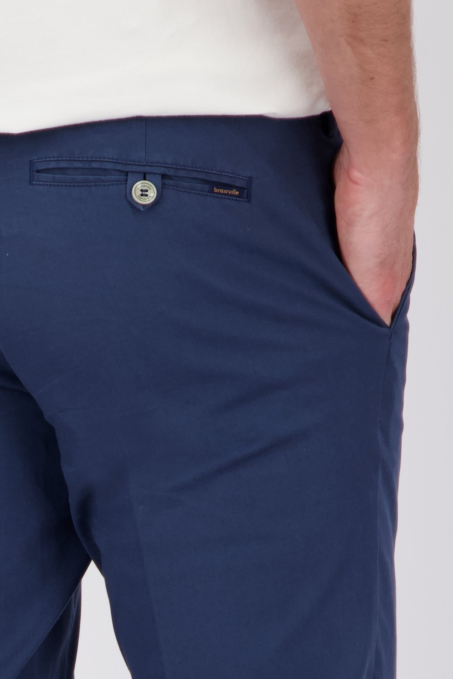 Chino bleu - Louisiana - Regular fit de Brassville pour Hommes