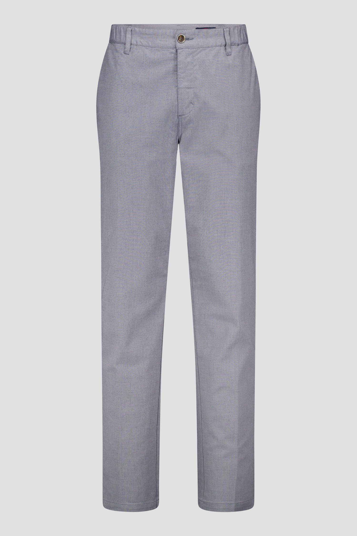 Chino gris-bleue à motif carreaux fins de Dansaert Blue pour Hommes