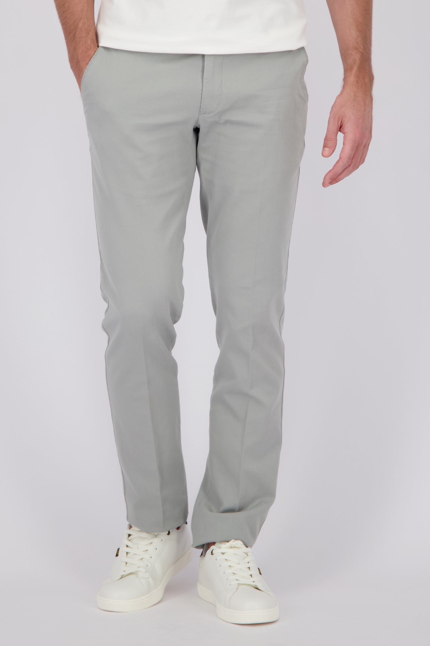 Chino gris clair - Louisiana - Regular fit de Brassville pour Hommes