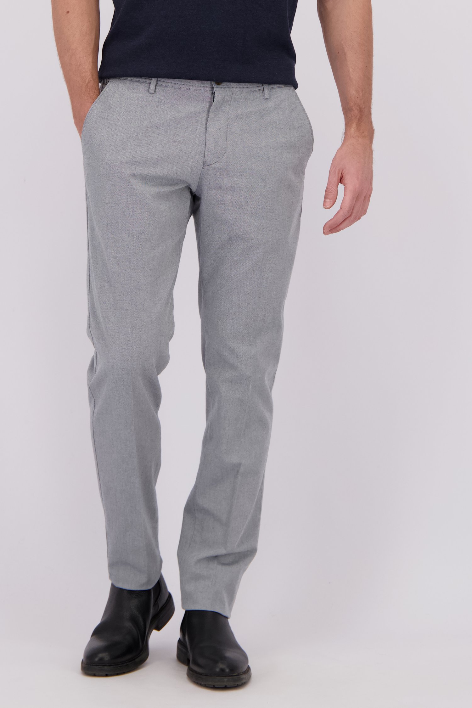 Détail de Chino gris – New York – Regular fit de Brassville pour Hommes