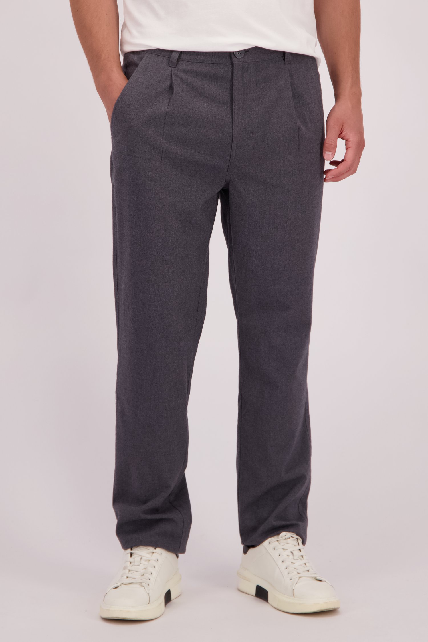 Le devant de Chino gris - slim fit  de Casual Five pour Hommes