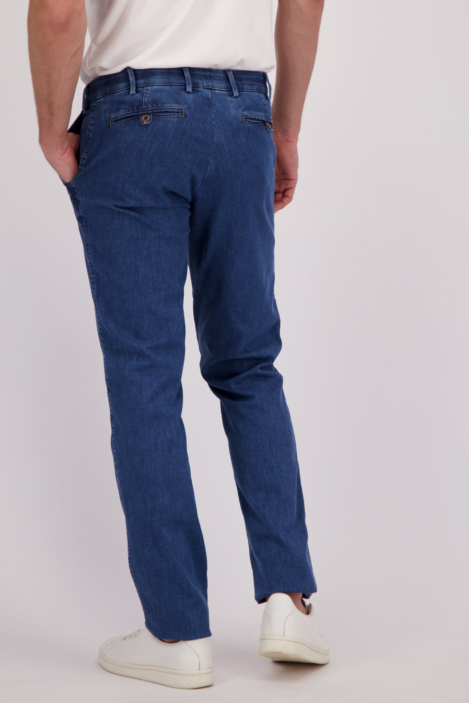 Chino in jeanslook - Louisiana - Regular fit  van Brassville voor Heren