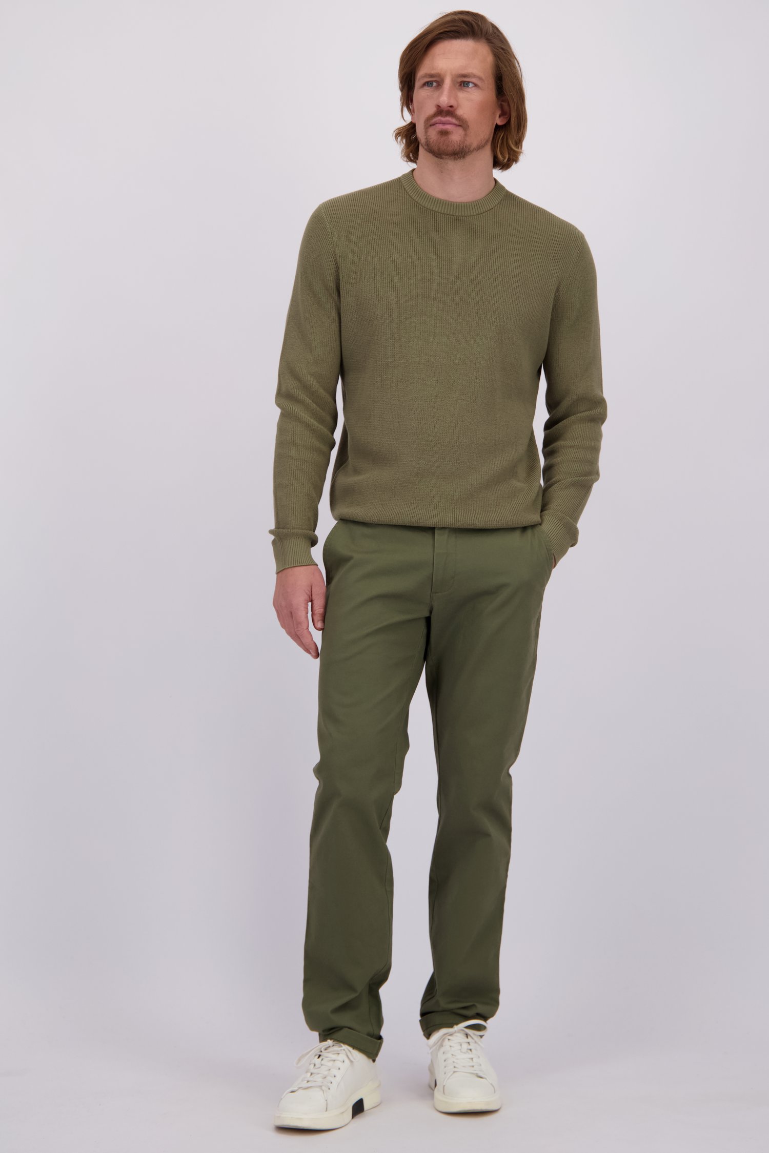 Le devant de Chino kaki de Liberty Island pour Hommes