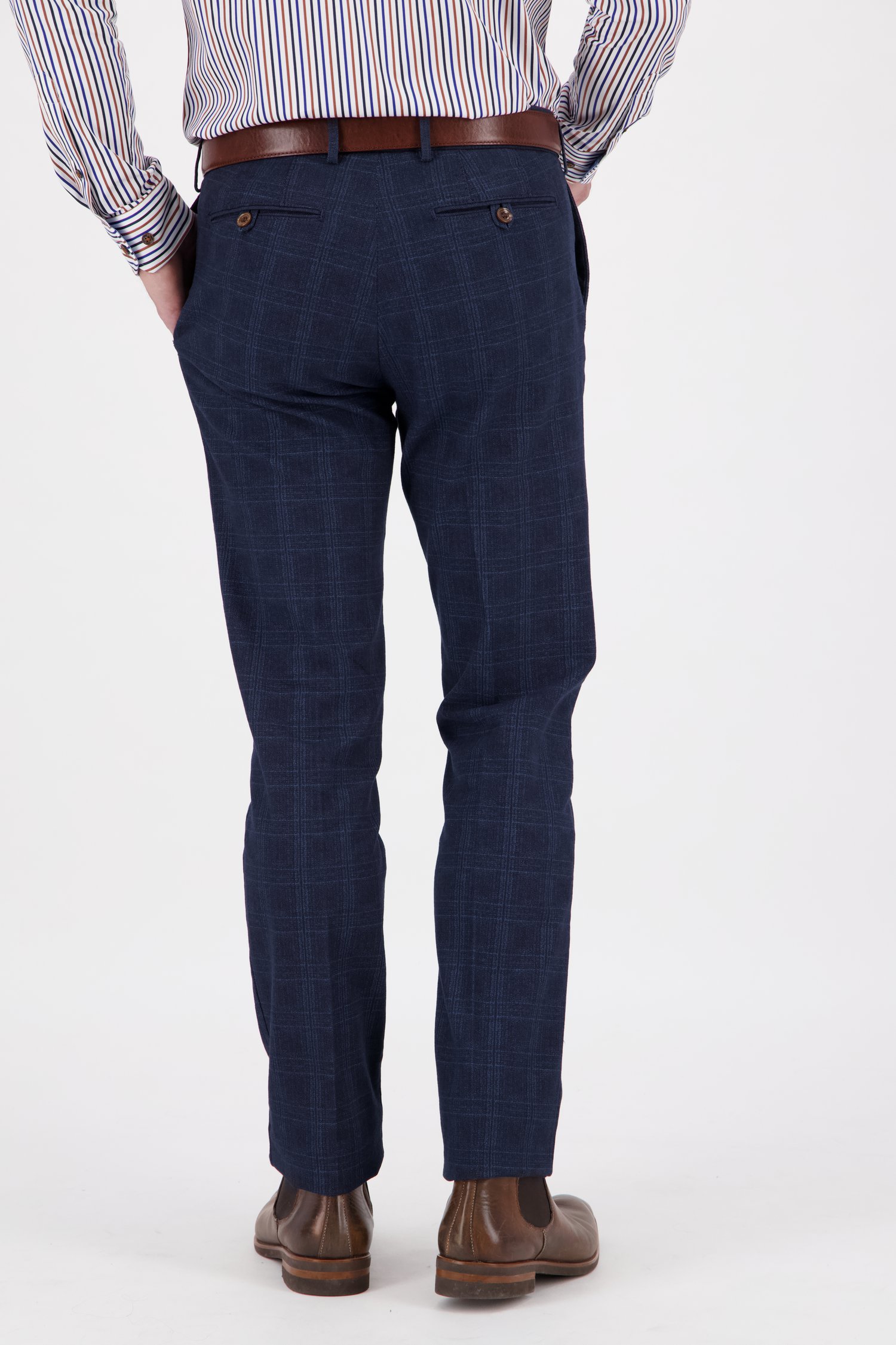 Chino marine - Dallas - slim fit de Brassville pour Hommes