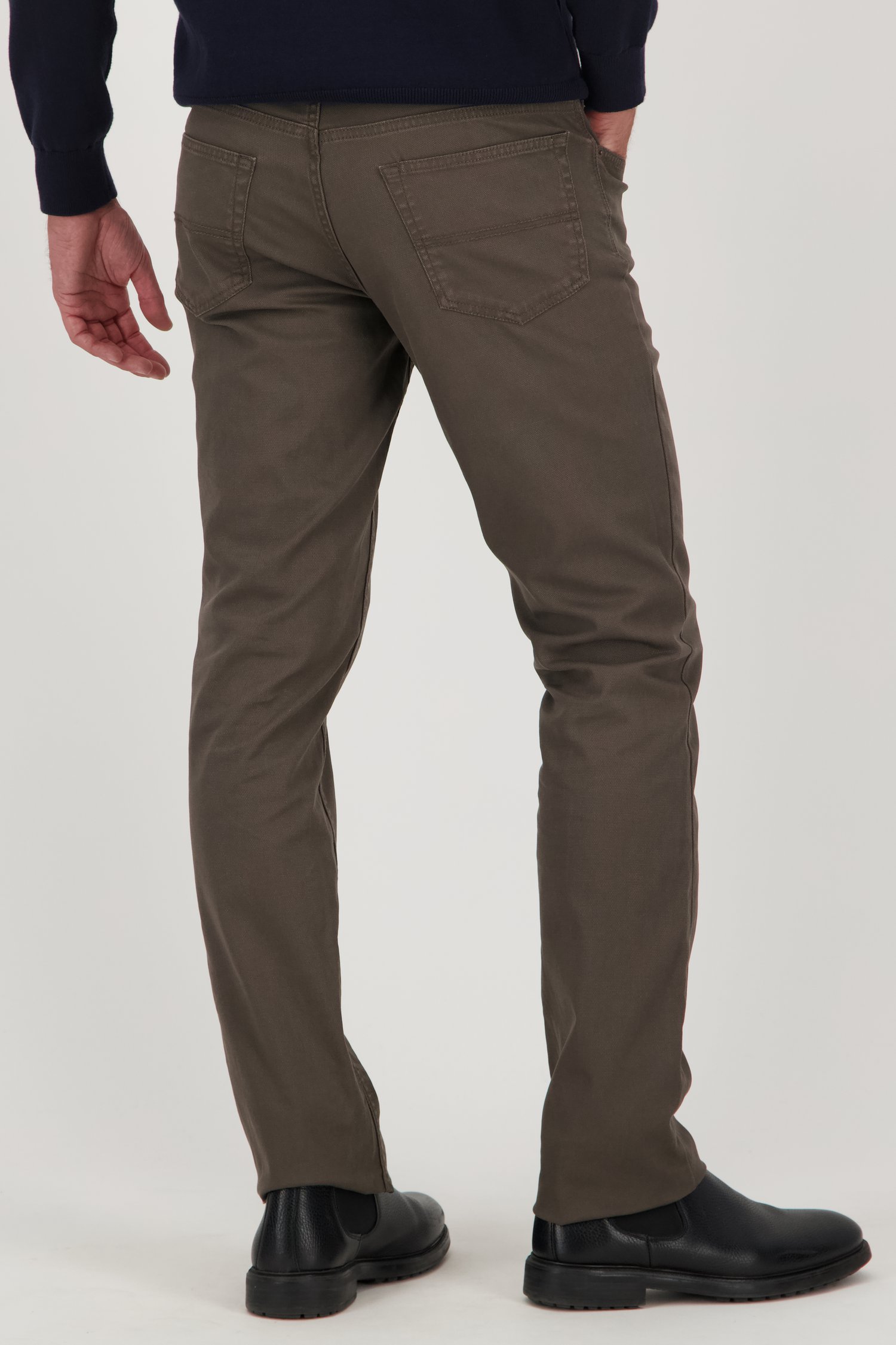 Chino taupe - Jackson - Regular fit de Brassville pour Hommes