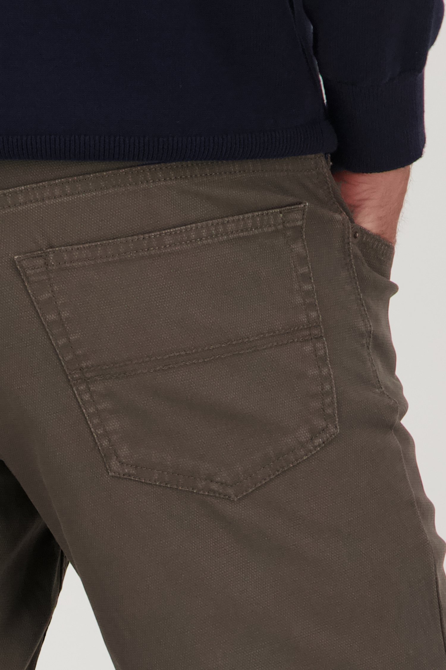 Chino taupe - Jackson - Regular fit de Brassville pour Hommes