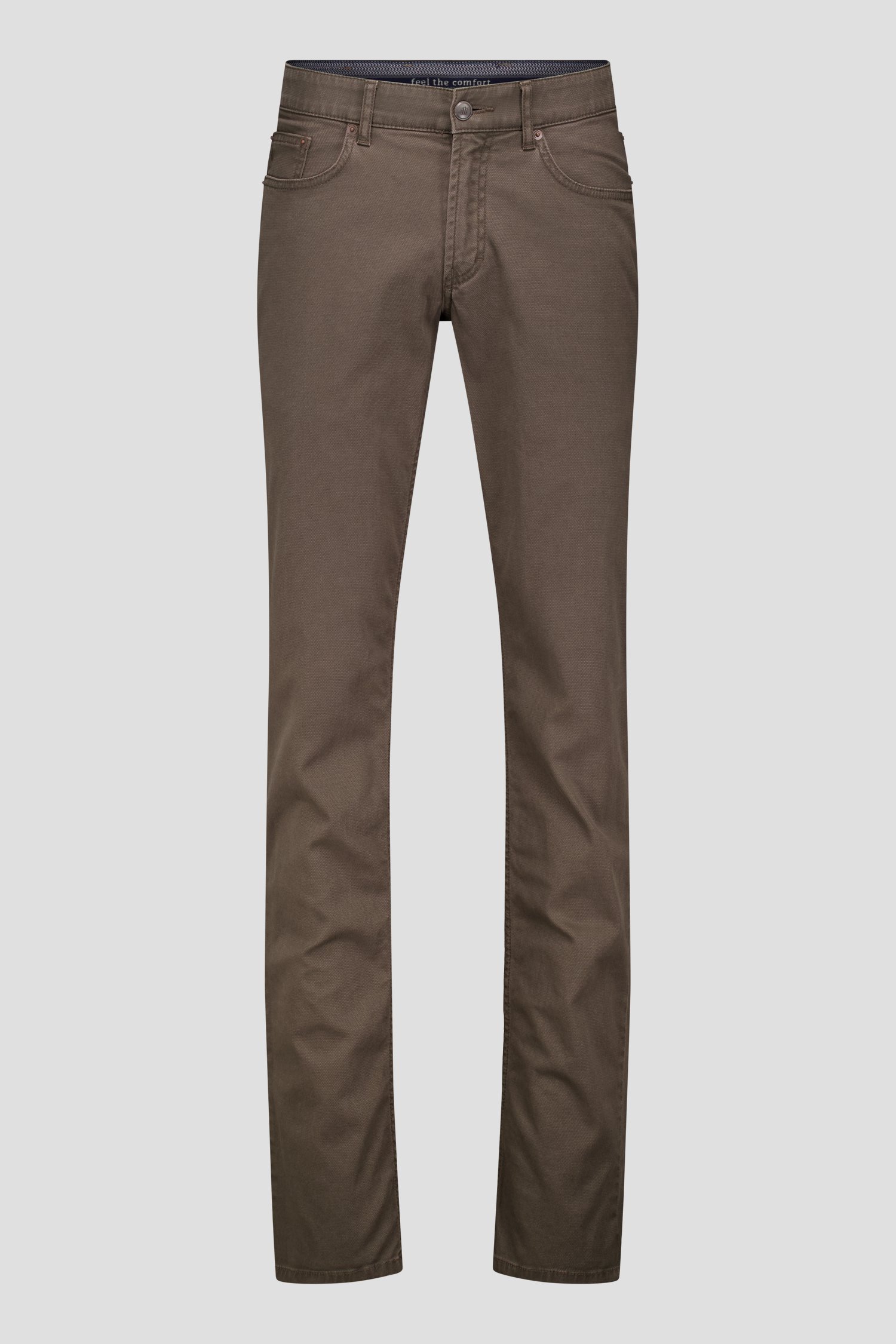 Chino taupe - Jackson - Regular fit de Brassville pour Hommes