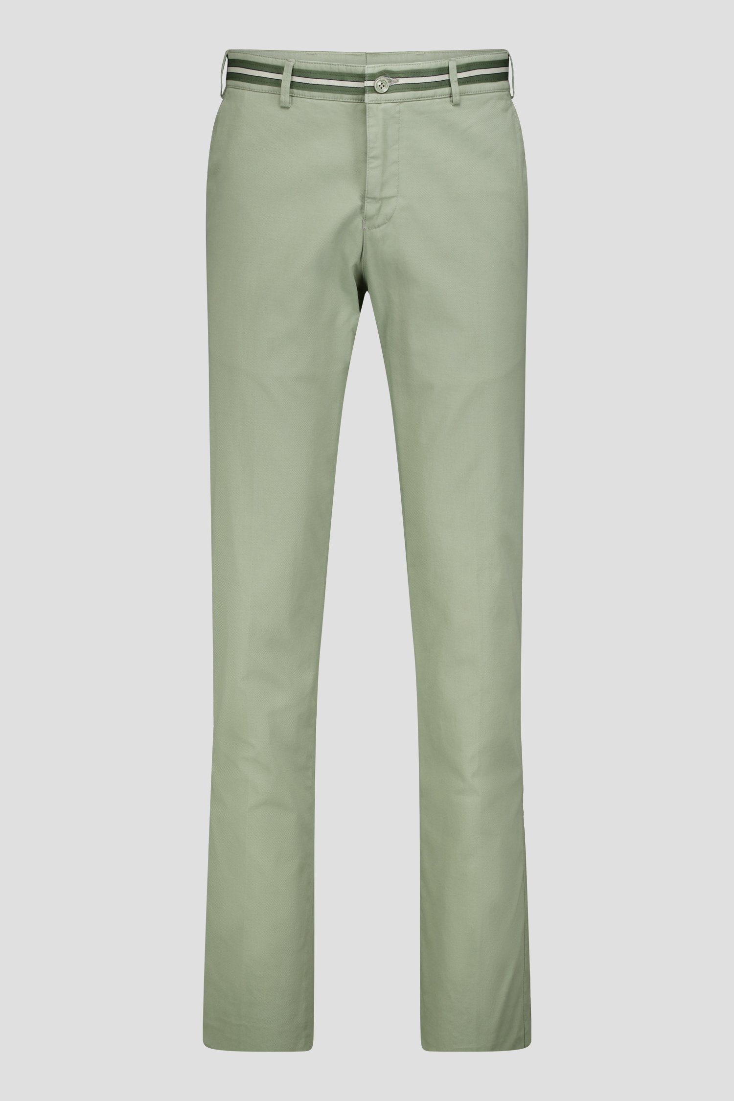 Photo produit 1 de Chino vert clair - Milano - Slim fit de Brassville pour Hommes