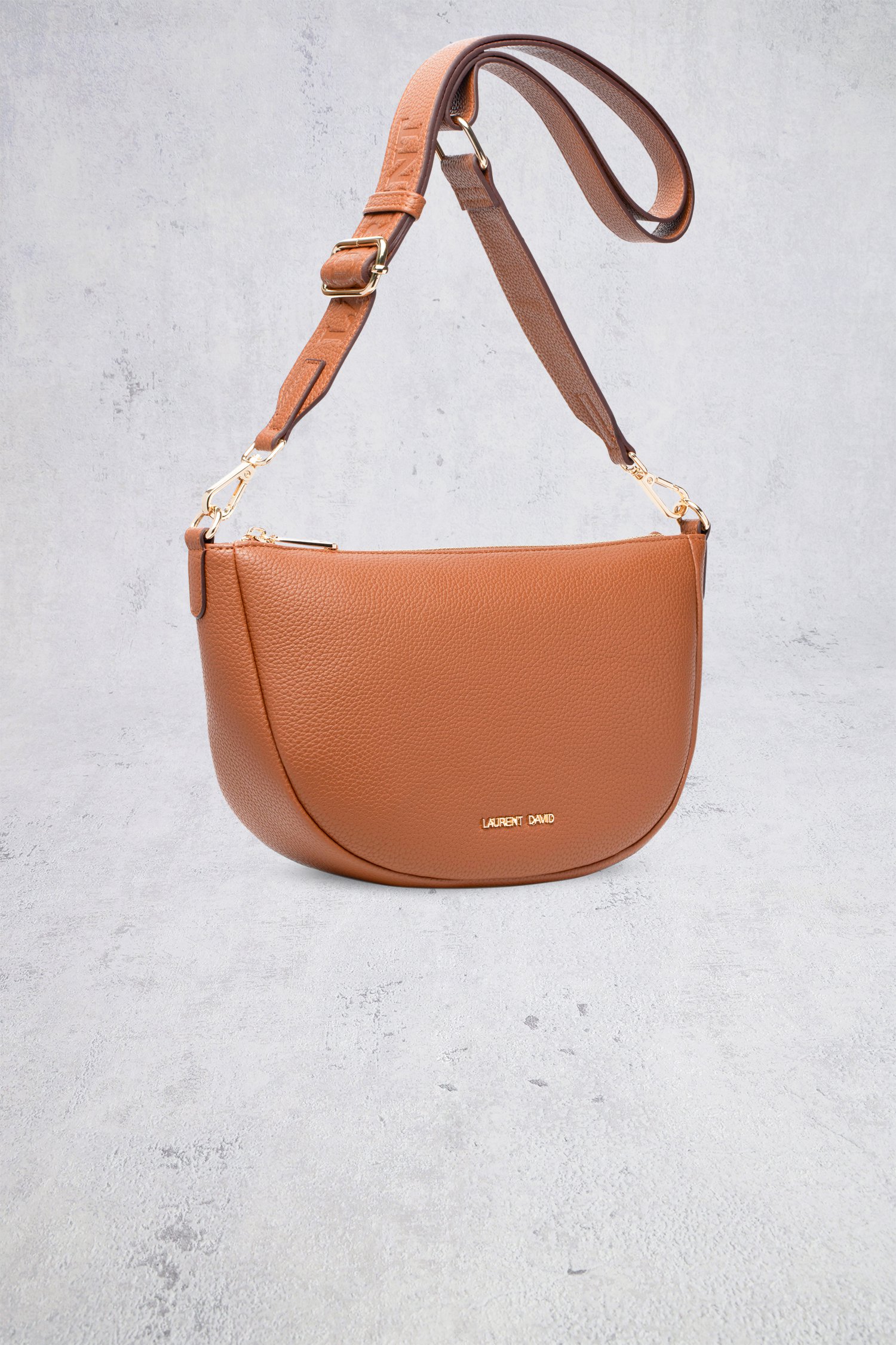 Photo produit 1 de Cognackleurige schoudertas de Laurent David pour Femmes