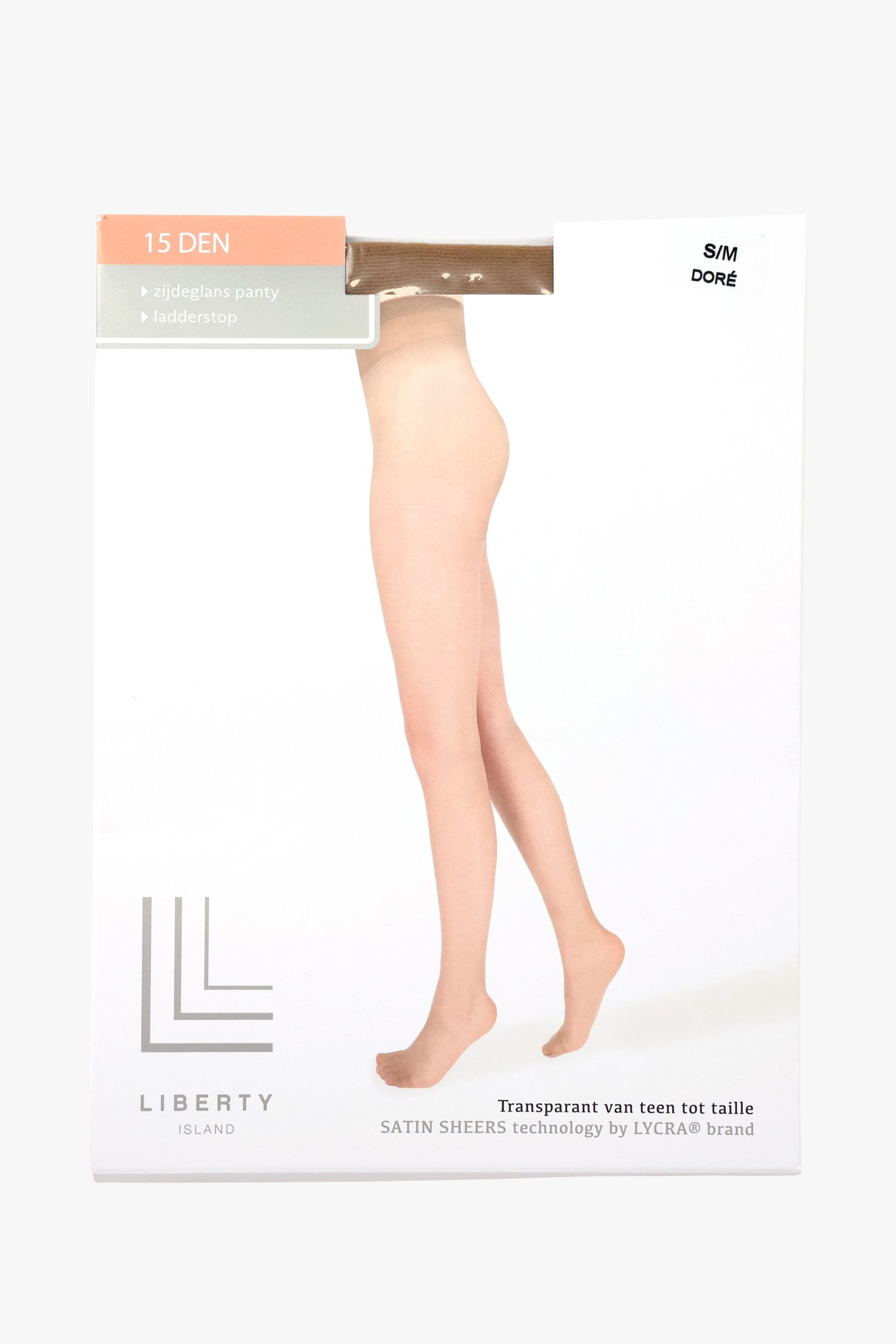 Collant beige - 15 den de Liberty Island pour Femmes