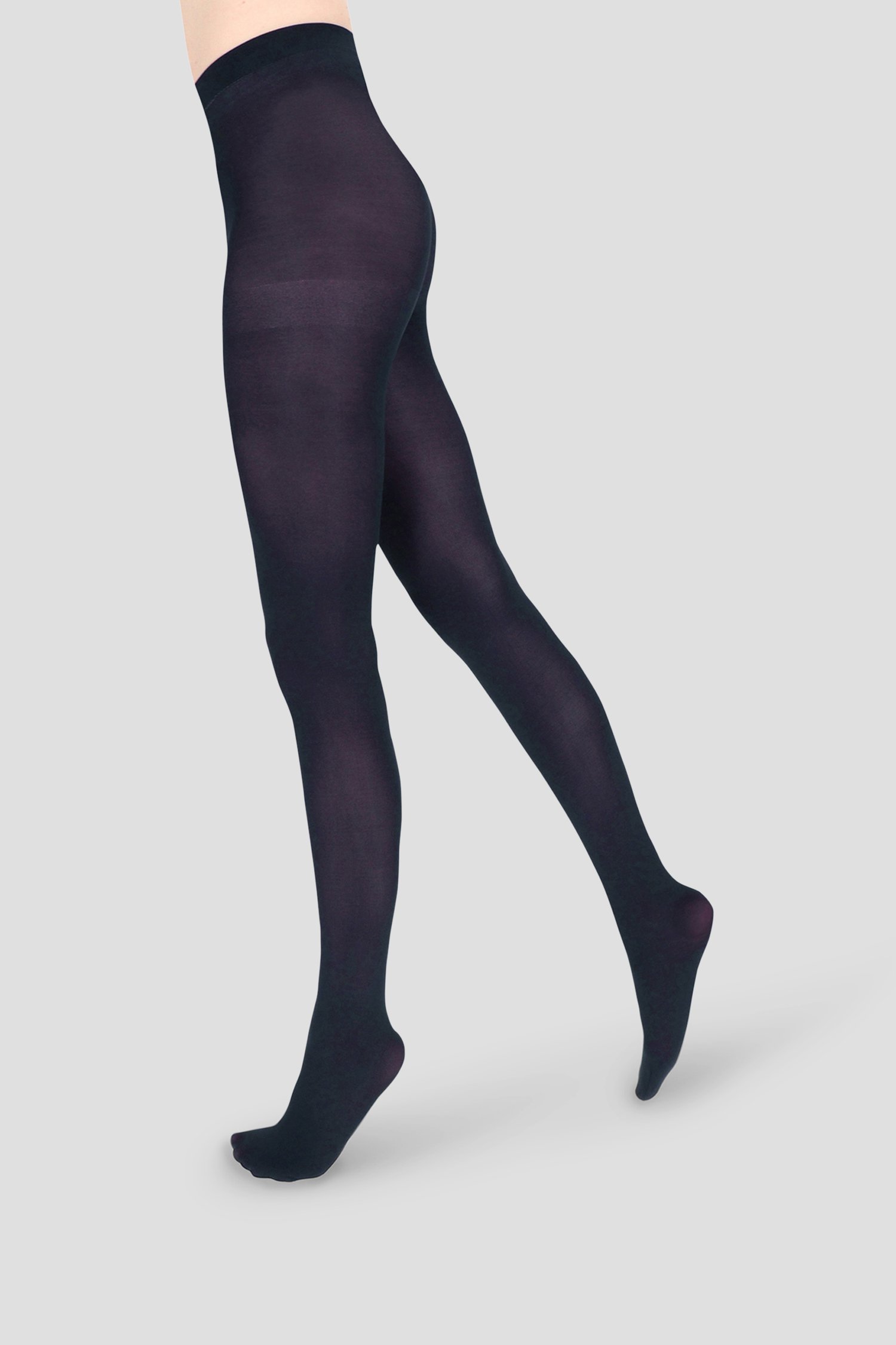 Le devant de Collant bleu foncé - 60 den de Liberty Island pour Femmes