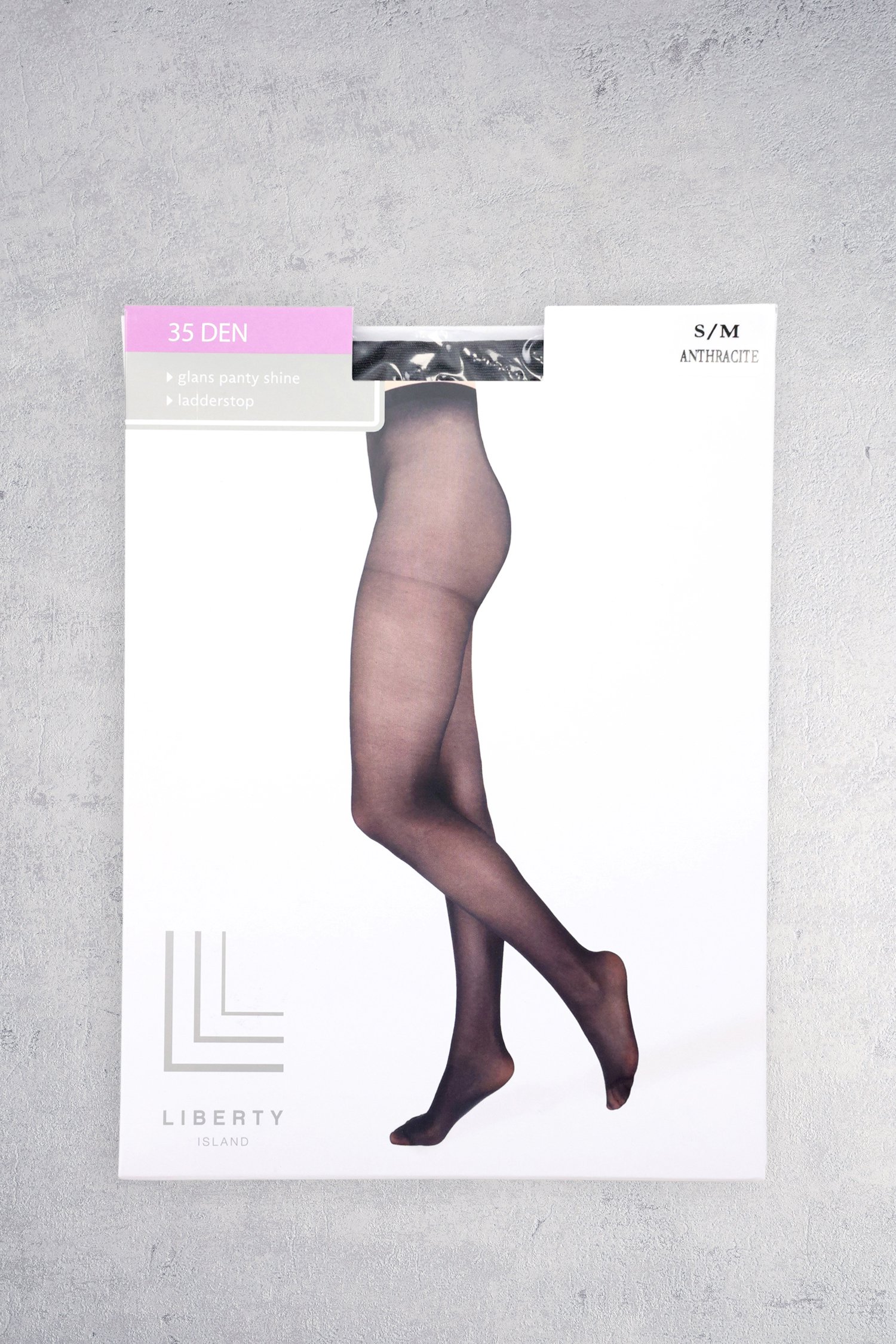 Photo produit 4 de Collant gris foncé - 35 den de Liberty Island pour Femmes