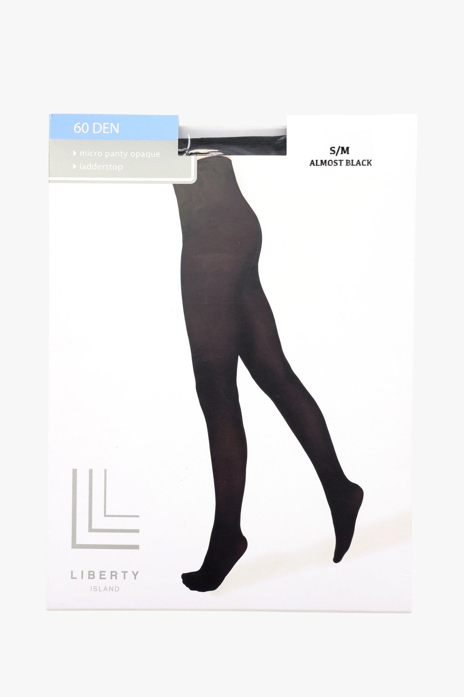 Collant gris foncé - 60 den de Liberty Island pour Femmes