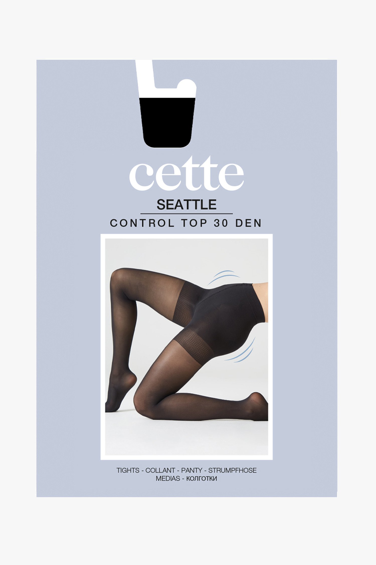 Collants en nylon Seattle - 30 den de Cette pour Femmes