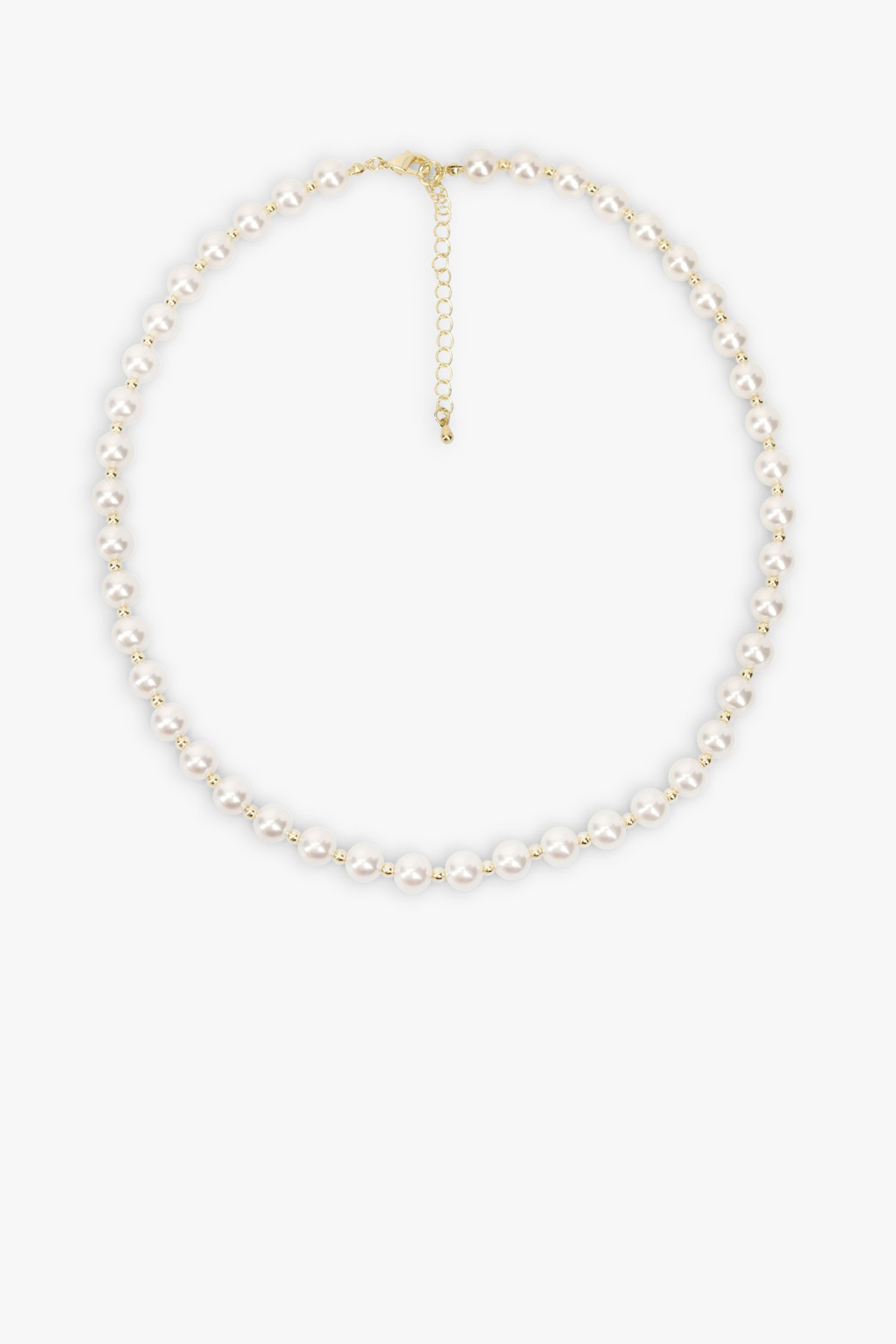 Collier de perles avec détails dorés de Liberty Island pour Femmes