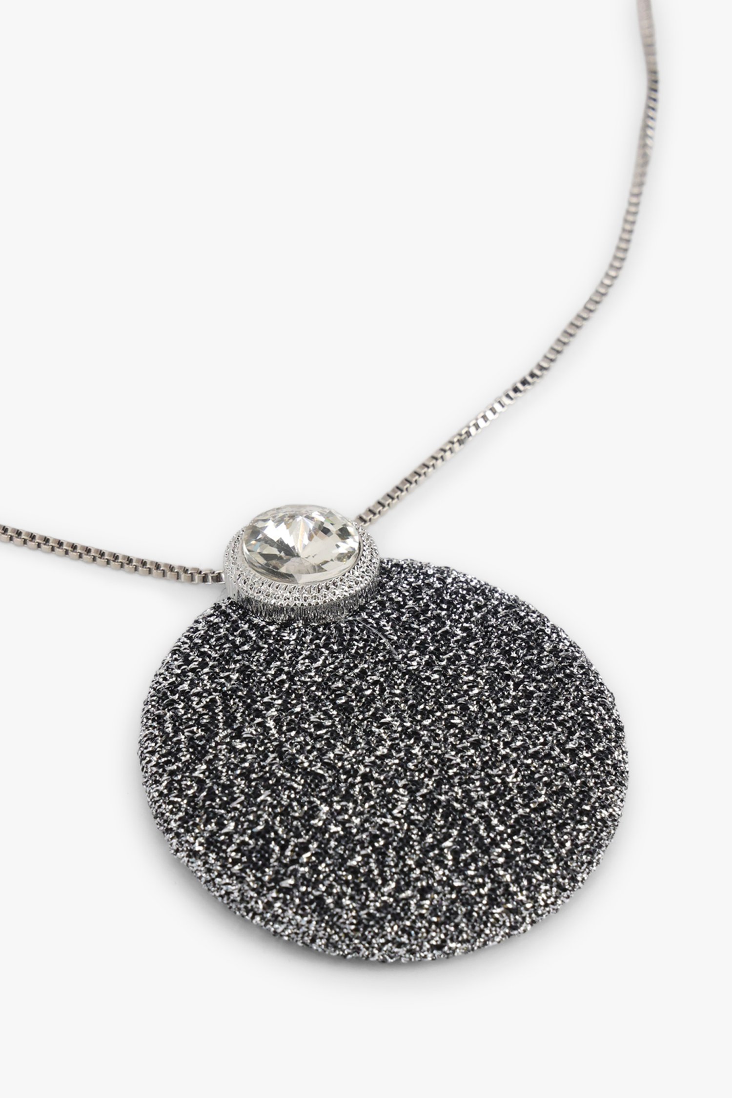 Collier long avec pendentif en argent de Liberty Island pour Femmes