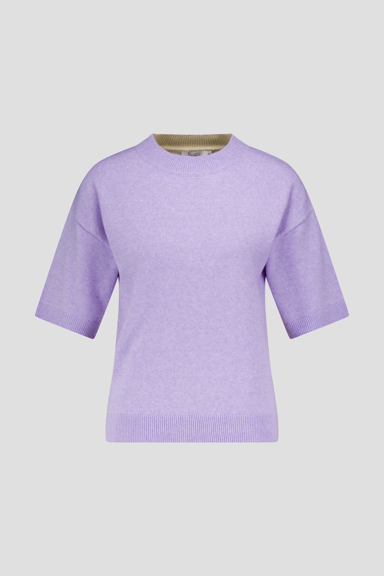 Colorblock trui in lila en lichtgeel van Liberty Loving nature ...