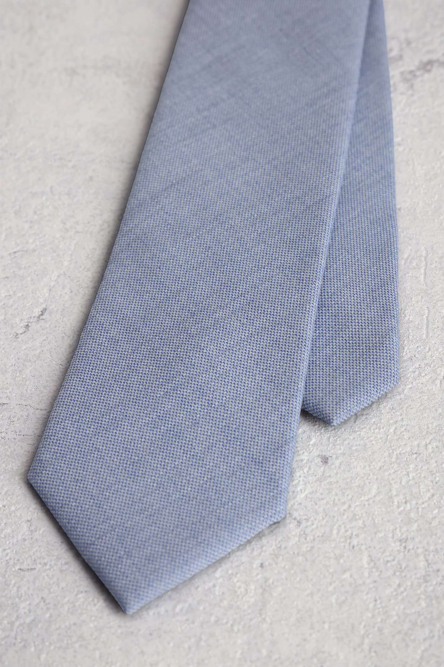 Photo produit 1 de Cravate bleu clair à texture de Dansaert Black pour Hommes