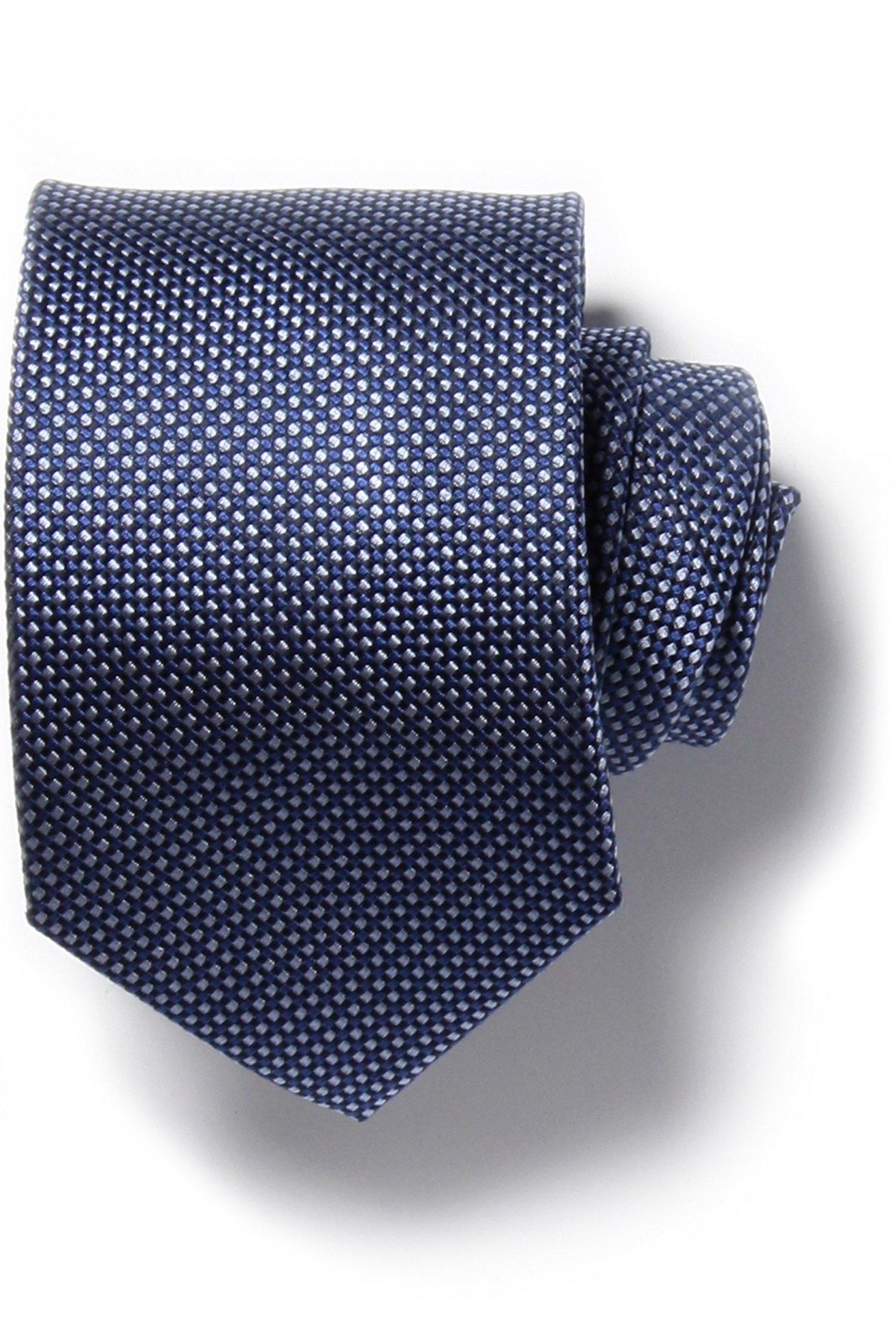 Cravate bleue et grise avec effet tissé de Michaelis pour Hommes