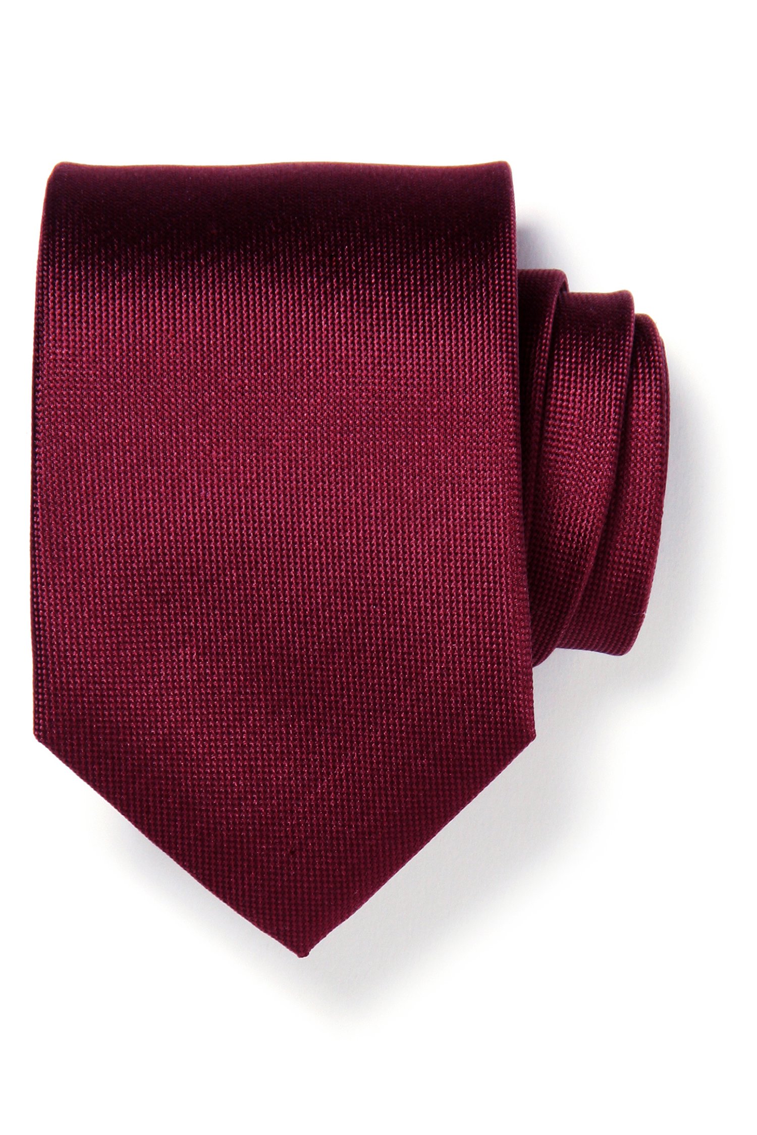Cravate bordeaux en soie de Michaelis pour Hommes