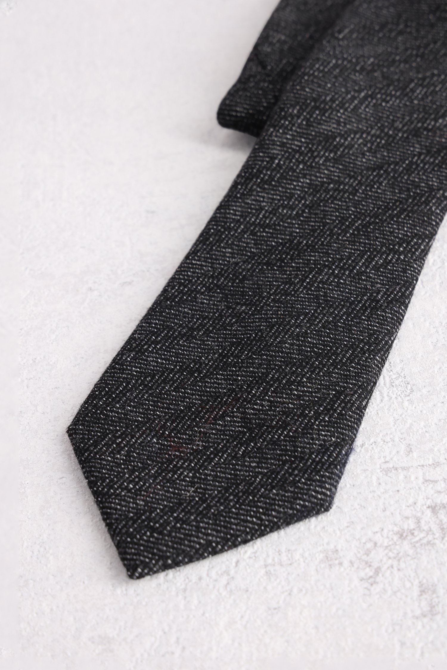 Photo produit 1 de Cravate chinée navy de Liberty Island pour Hommes